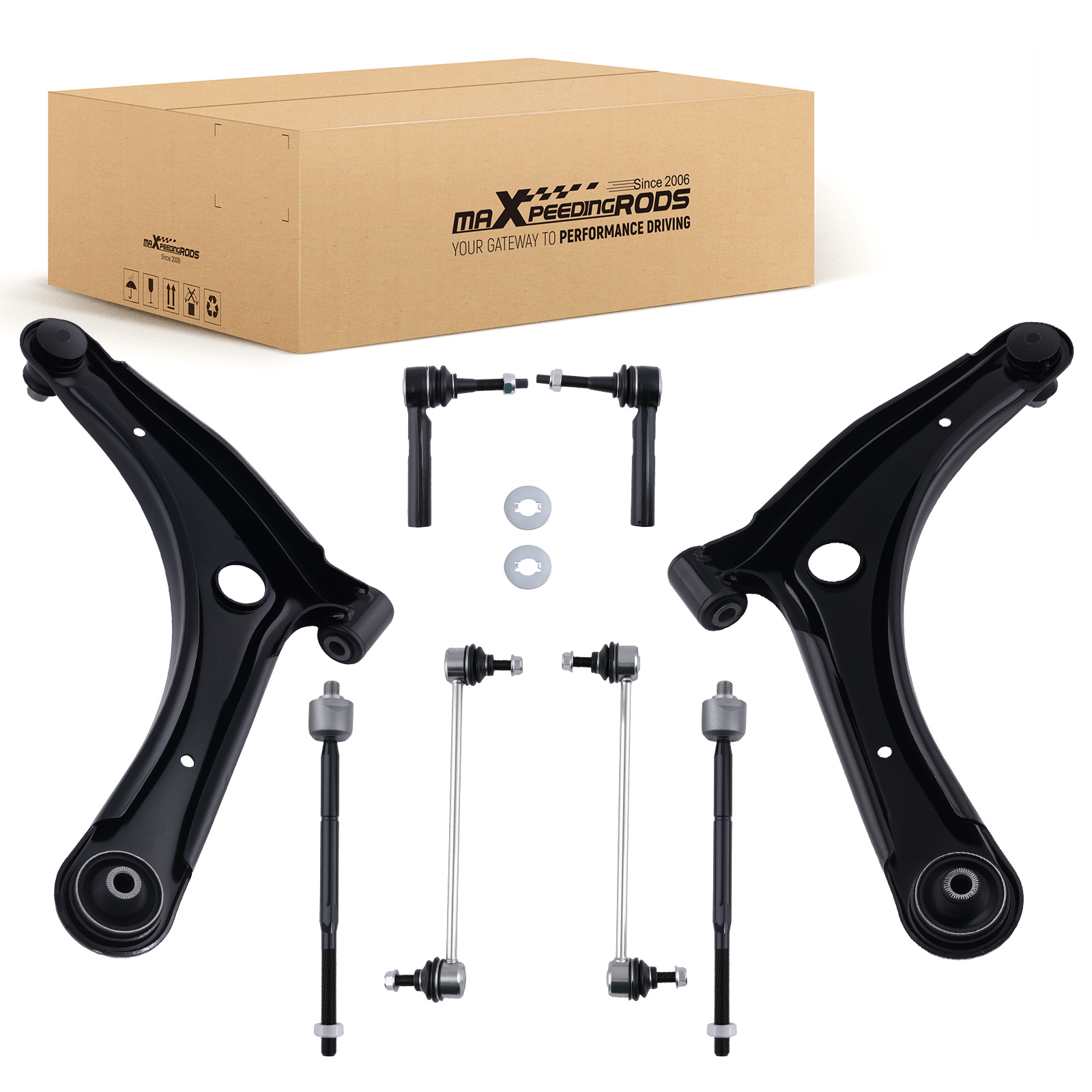 Front Lower Control Arm Kit for Dodge Caliber Jeep Patriot 2007-2017 ES800408