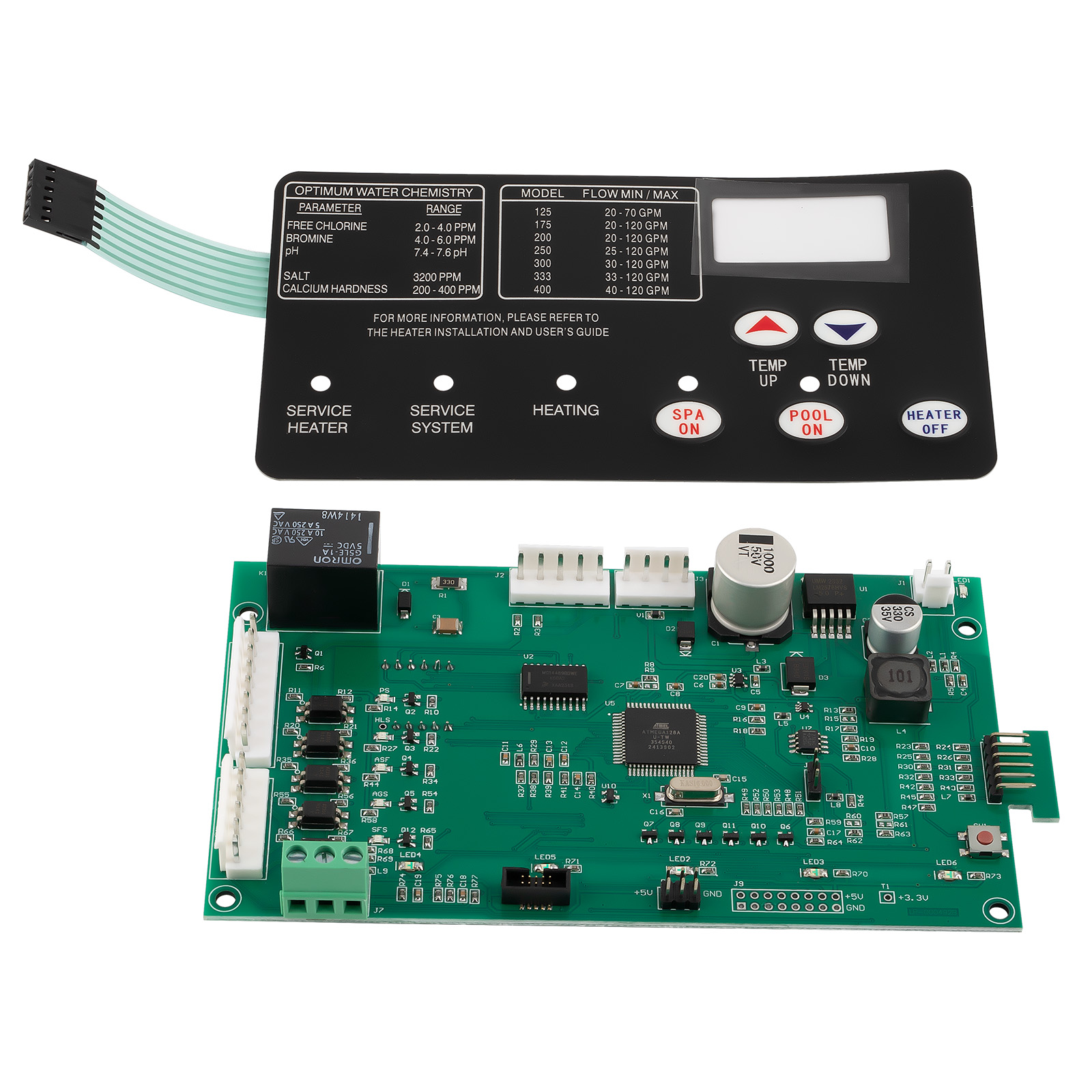 Control Board Kit w/ Switch Pad For MasterTemp 200 250 300 400 SR200NA SR200HD