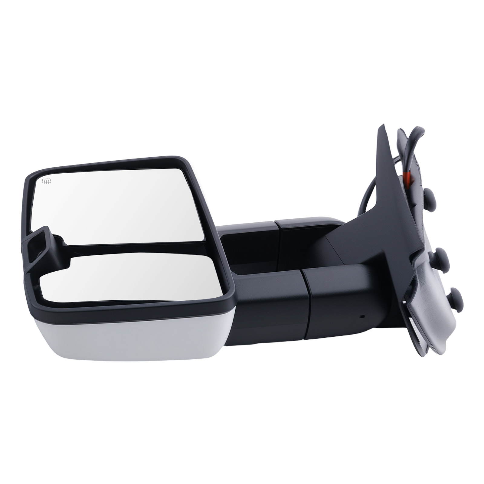 Rear View Mirror for Chevy Silverado 2500 HD 2007-2014 Painted White