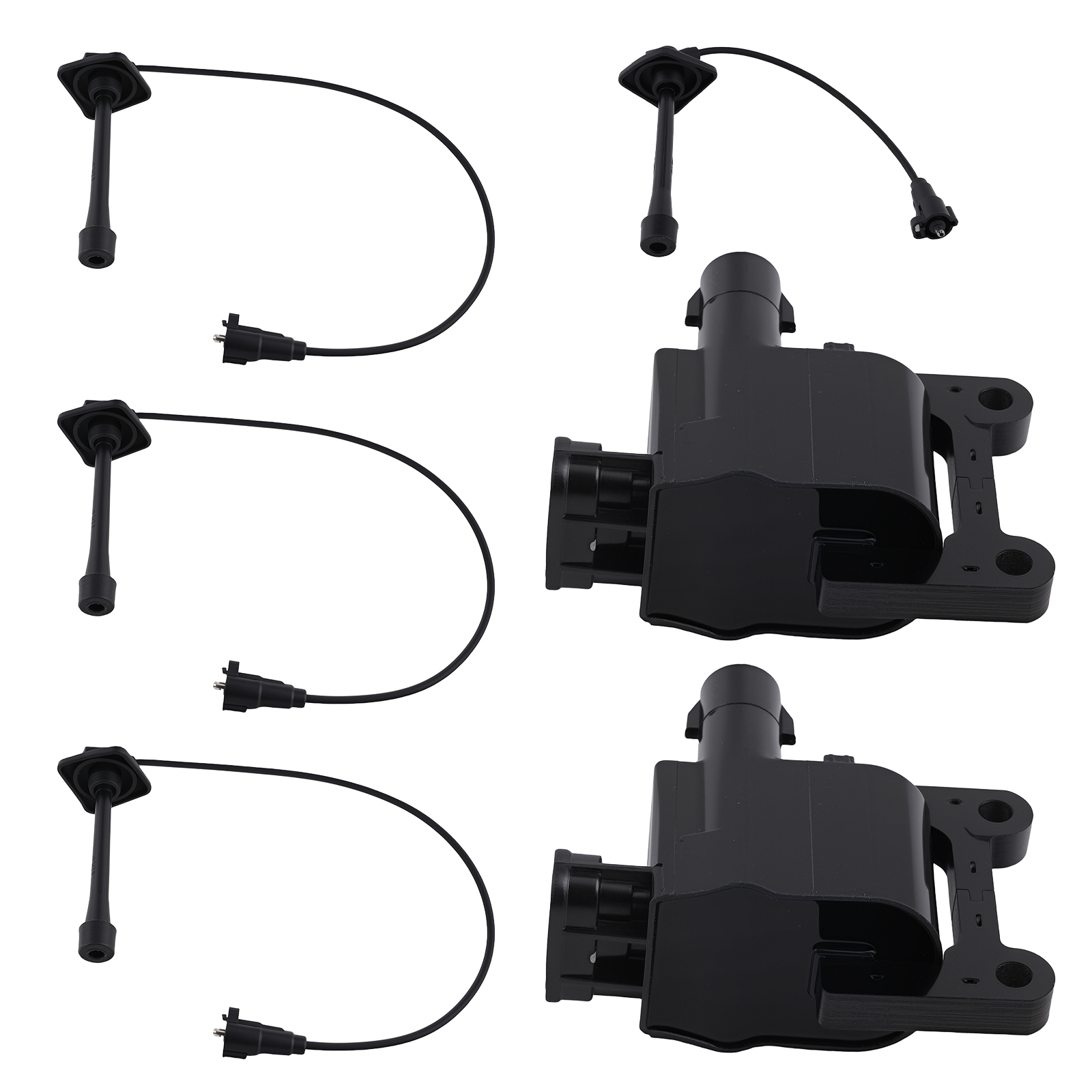 2x Ignition Coil & 4x Wire Set for Toyota Camry LE CE 2.2L and Solara SLE 2.2L