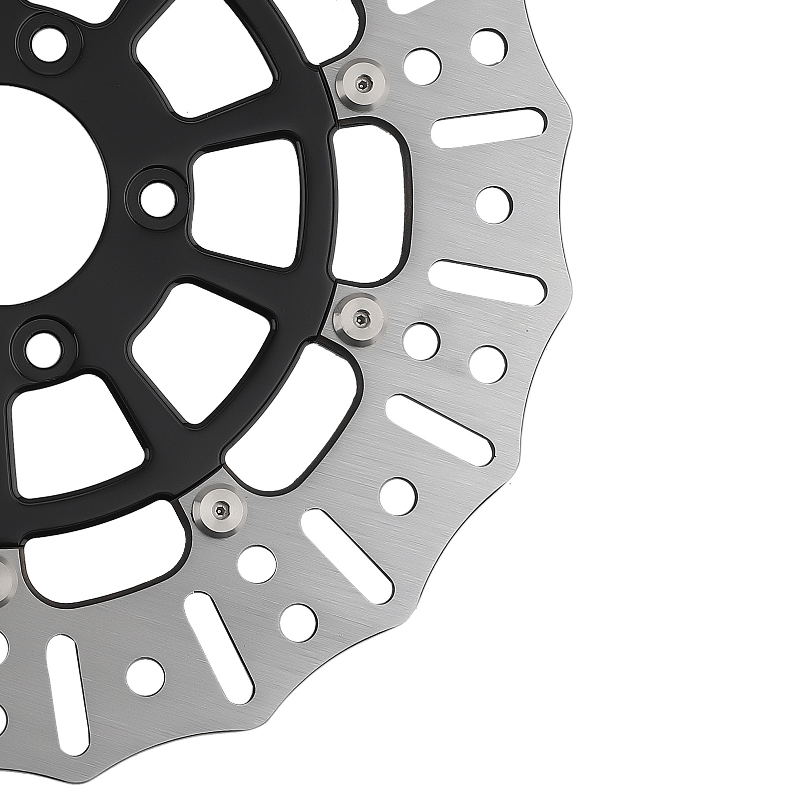 Black Front Brake Disc for Harley-Davidson Sportster/ Iron 883 2014-2024 299mm