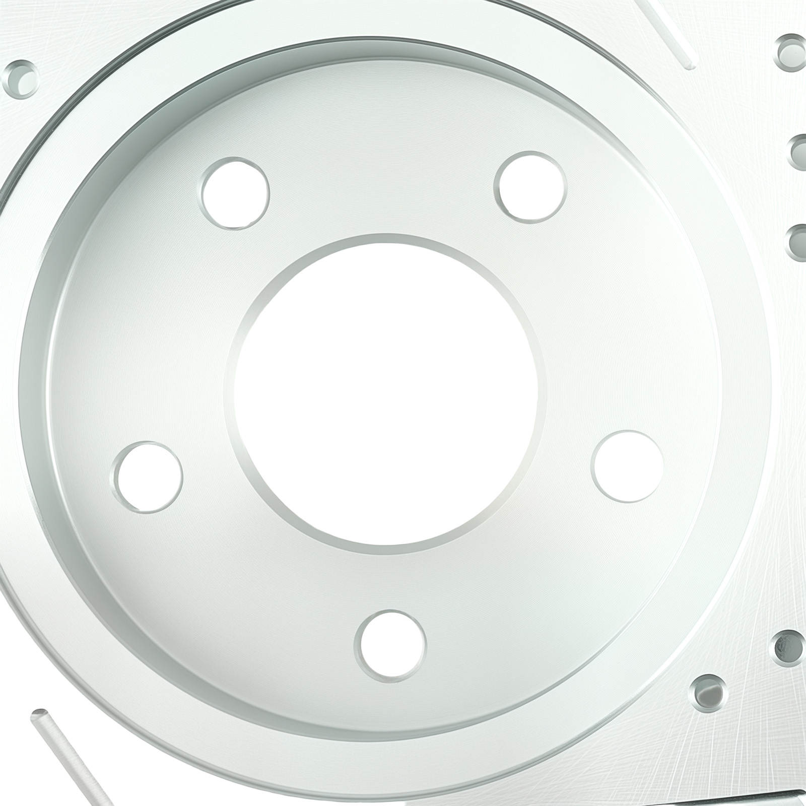 Rear Drilled&Slotted Disc Brake Rotor For Pontiac Pursuit 2006/Saturn Aura 07-09