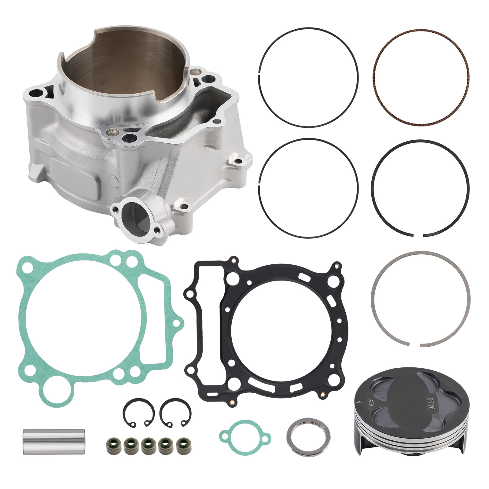 Cylinder & Piston Rings Top End Gasket Kit For Yamaha YFZ450 2004-2009 STD 95mm