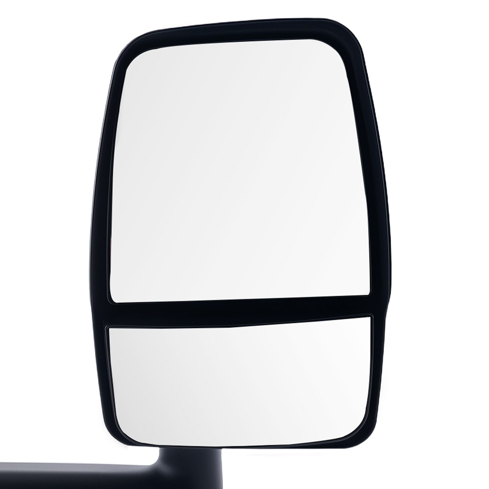 Black Side Mirror Right for GMC Savana 2003-2017 Manual Fold 128-01604R