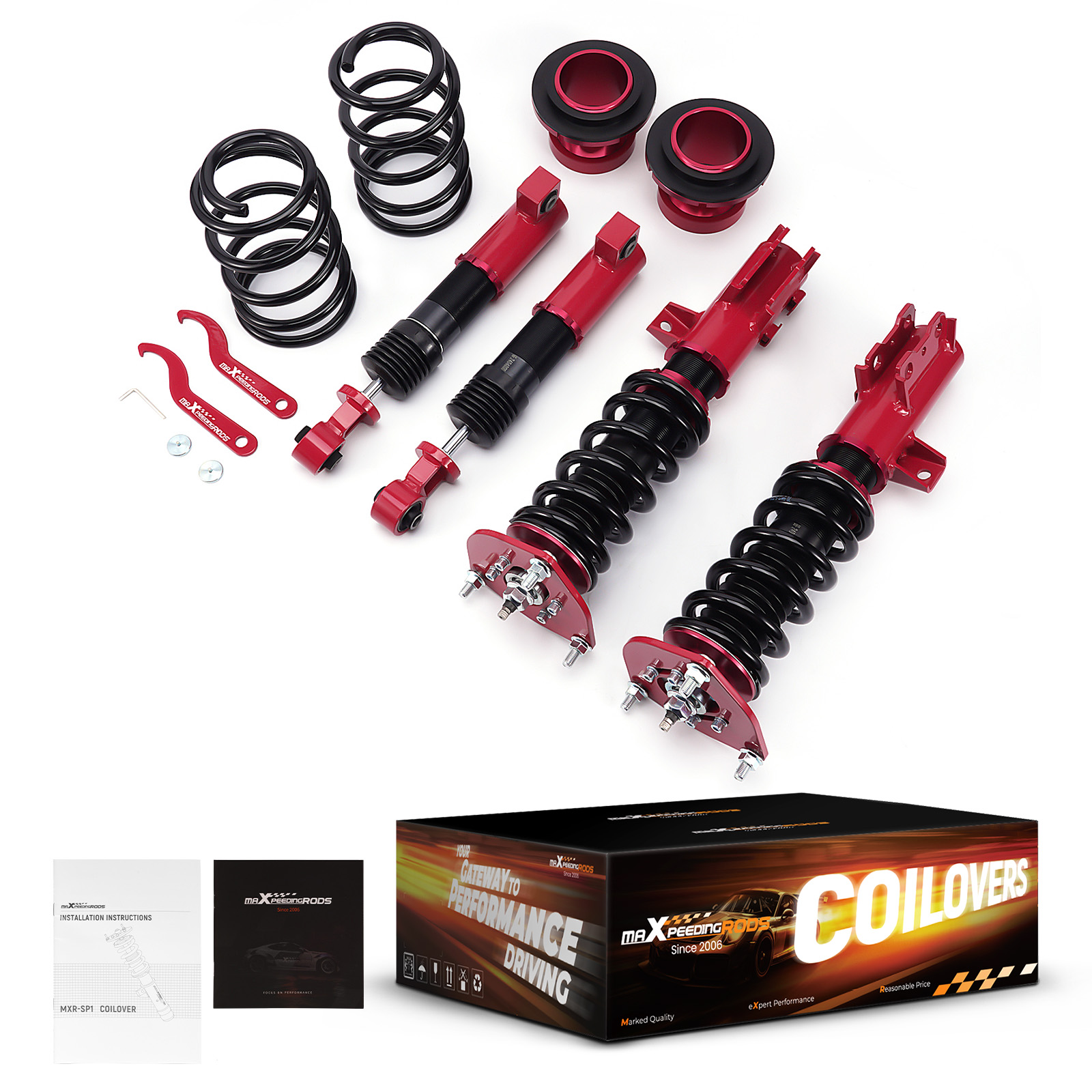 24 Step Damper Coilovers Lowering Suspension Kit For Hyundai Veloster FS 12-16