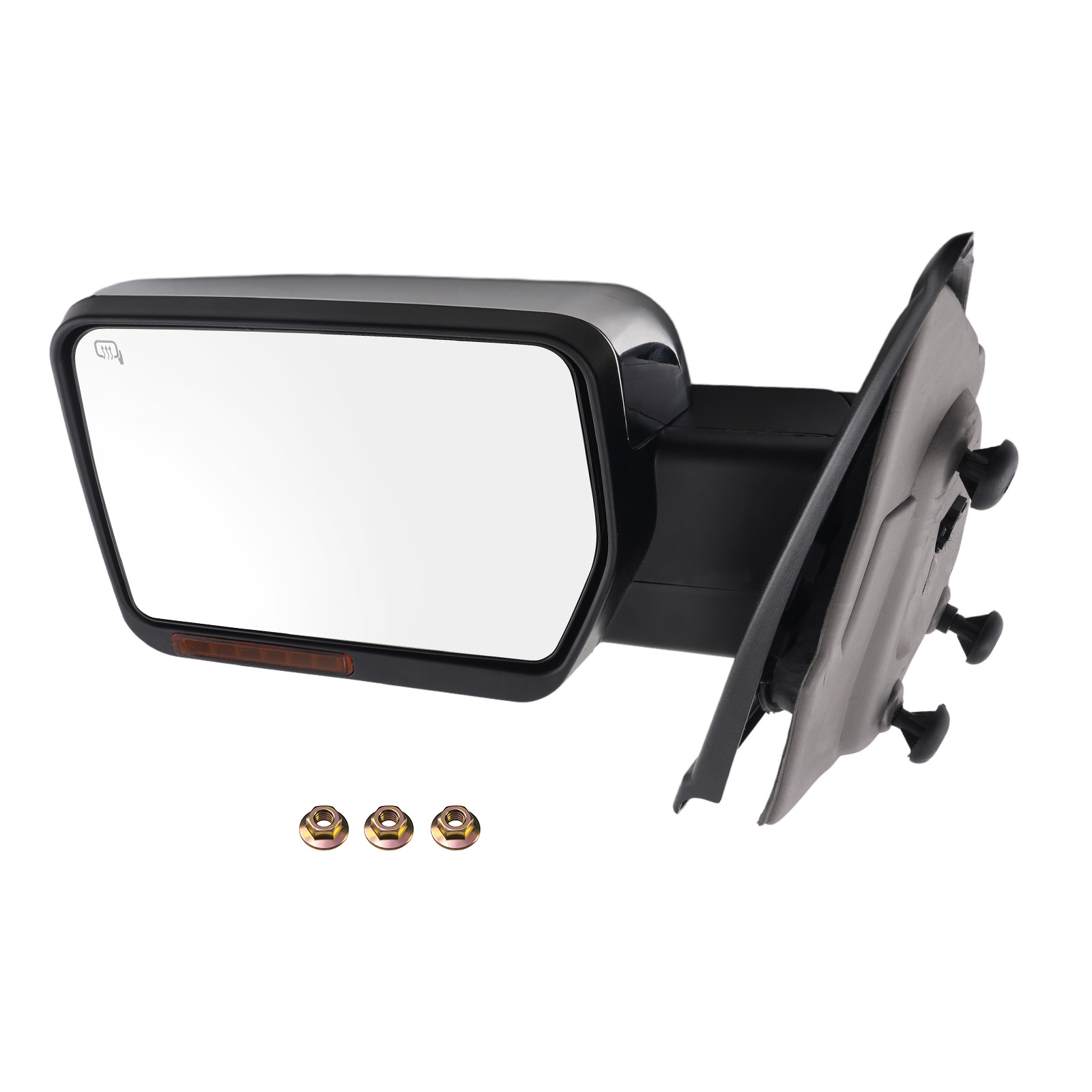 Left Chrome Mirror for Ford F-150 2004-2014 Power Heated Towing 6118586F