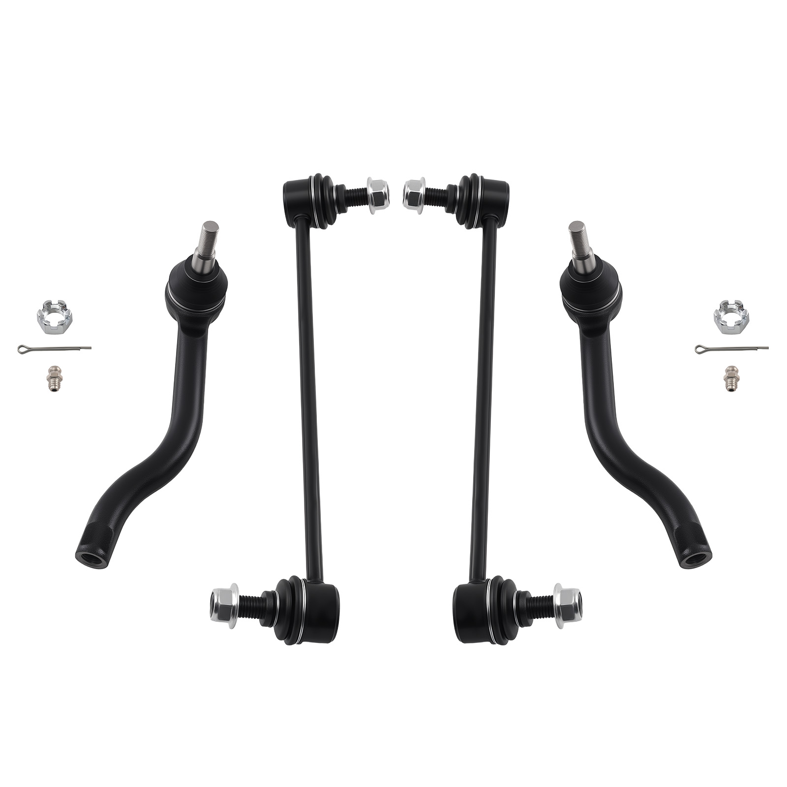 Front Suspension Control Arms Tie Rods Stabilizer Links for Nissan Murano 09-14