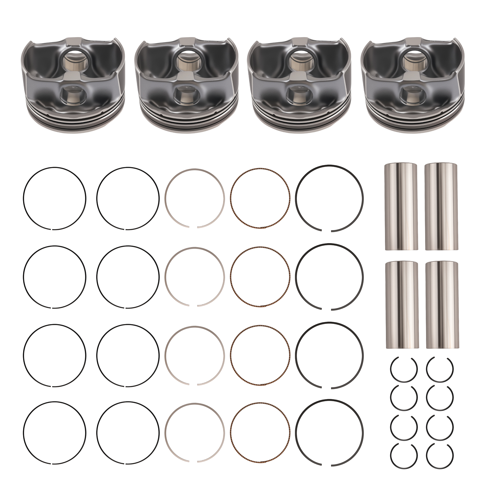 Engine Rebuild Piston Set for Hyundai Elantra Sport Coupe KIA 2.0L 2014-2016