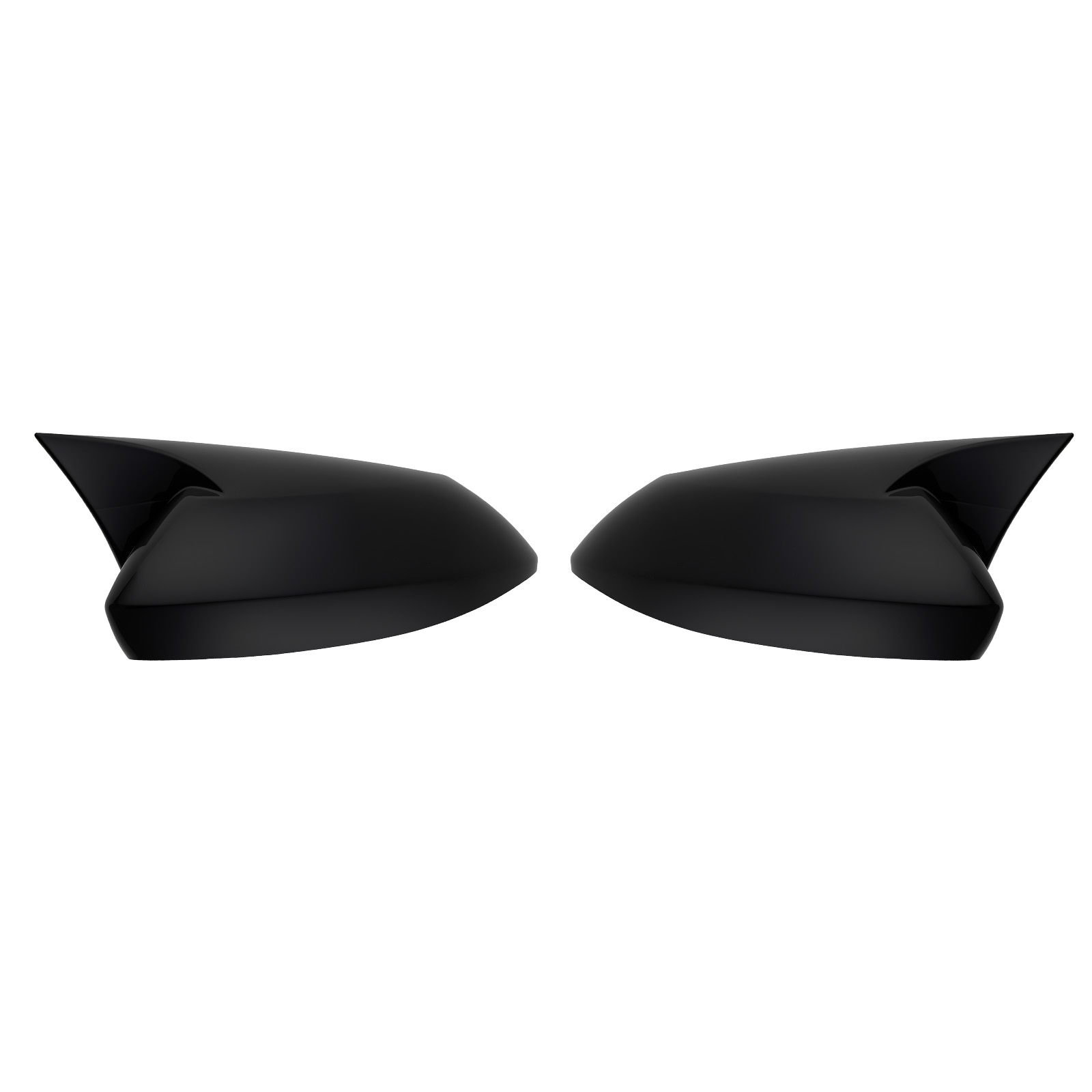 ABS Mirror Cover Caps Gloss Black for Toyota Corolla 19-22 Side Trim Left Right