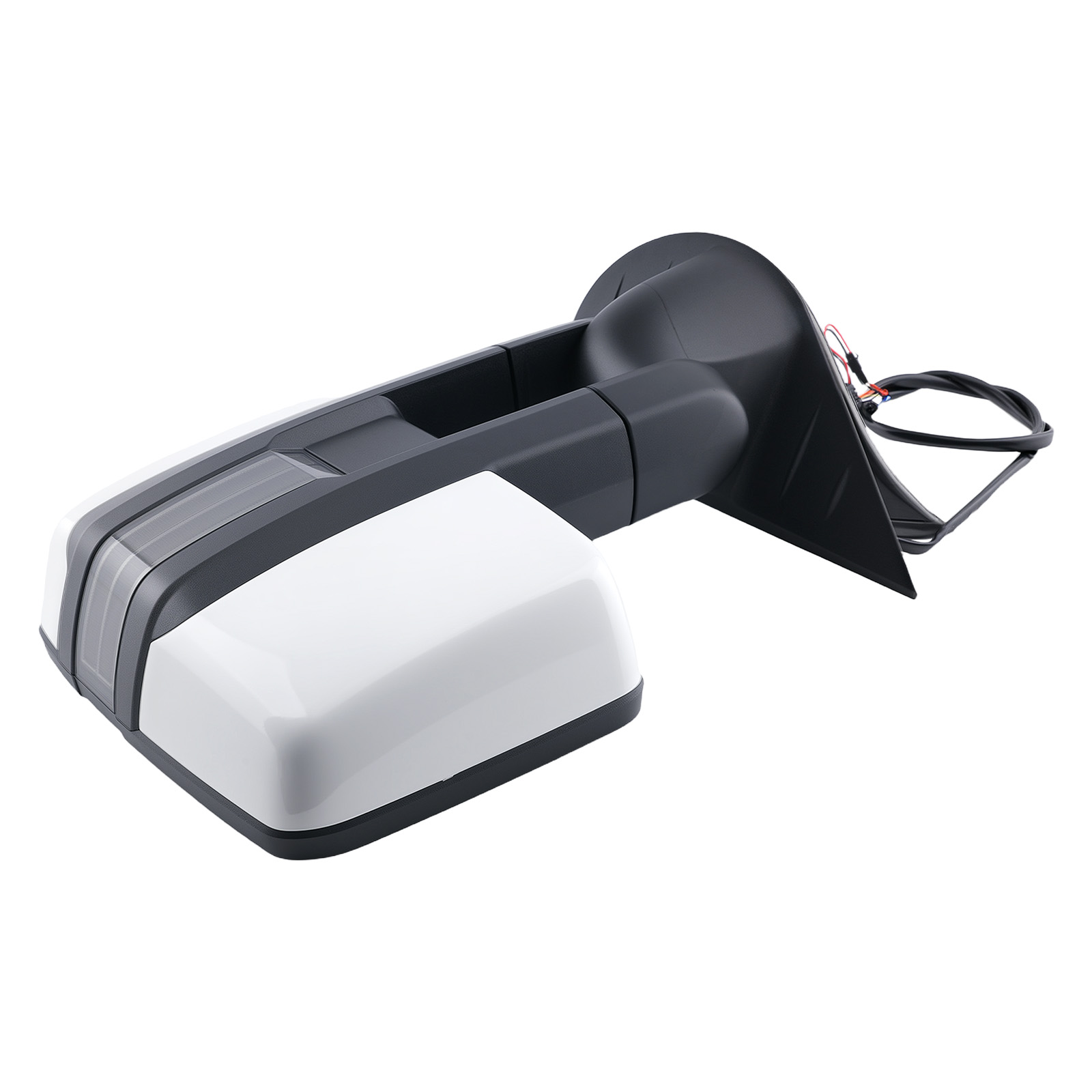 Rear View Mirror for Chevy Silverado 2500 HD 2007-2014 Painted White