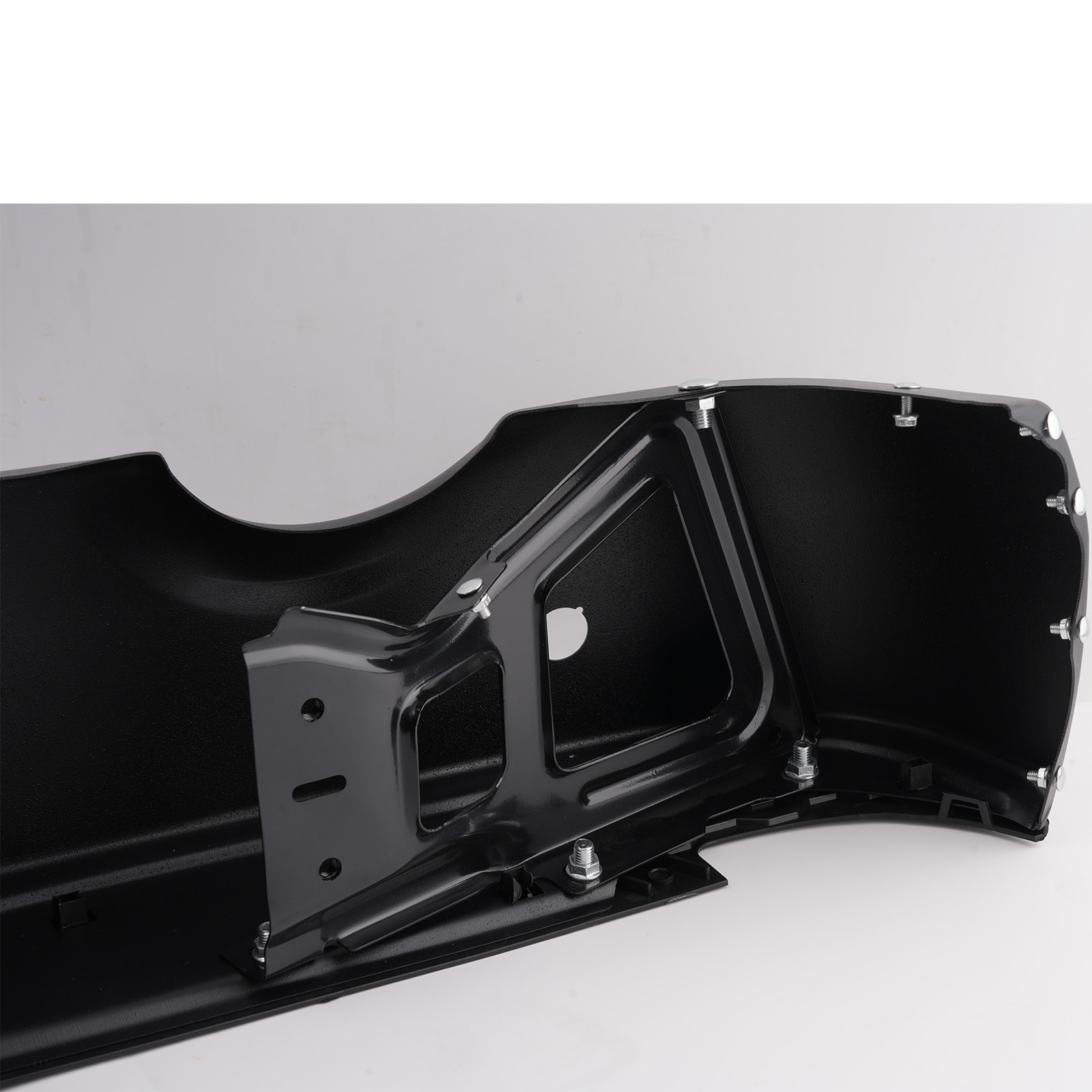 Rear Bumper for RAM 1500 2009-2018 68049859AB Black Dual Exhaust Bolt-On