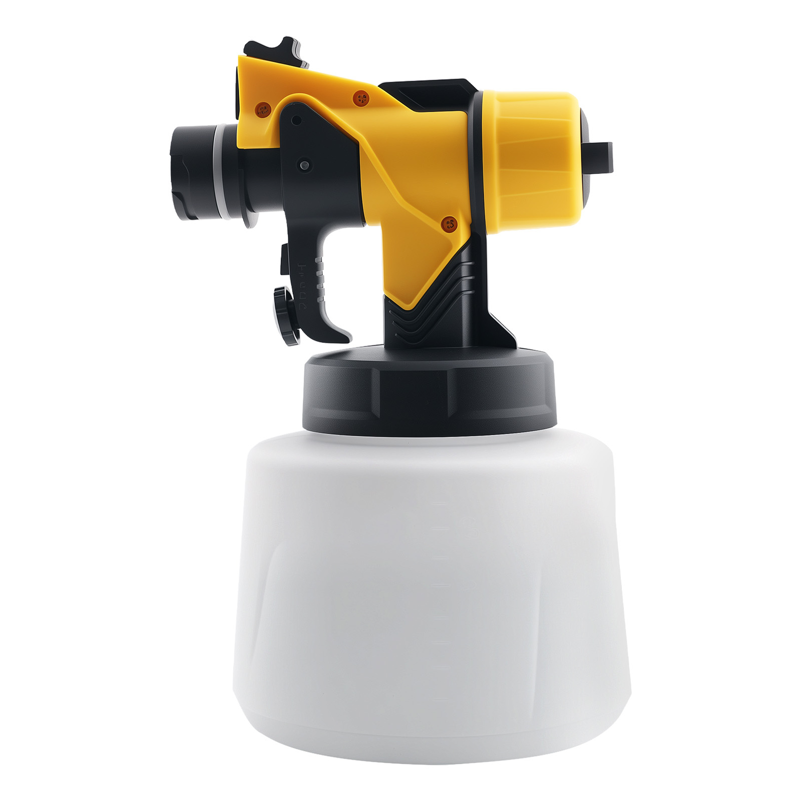 200W HVLP Paint Sprayer Gun 18000RPM 5 Nozzles Set for Dewalt Battery