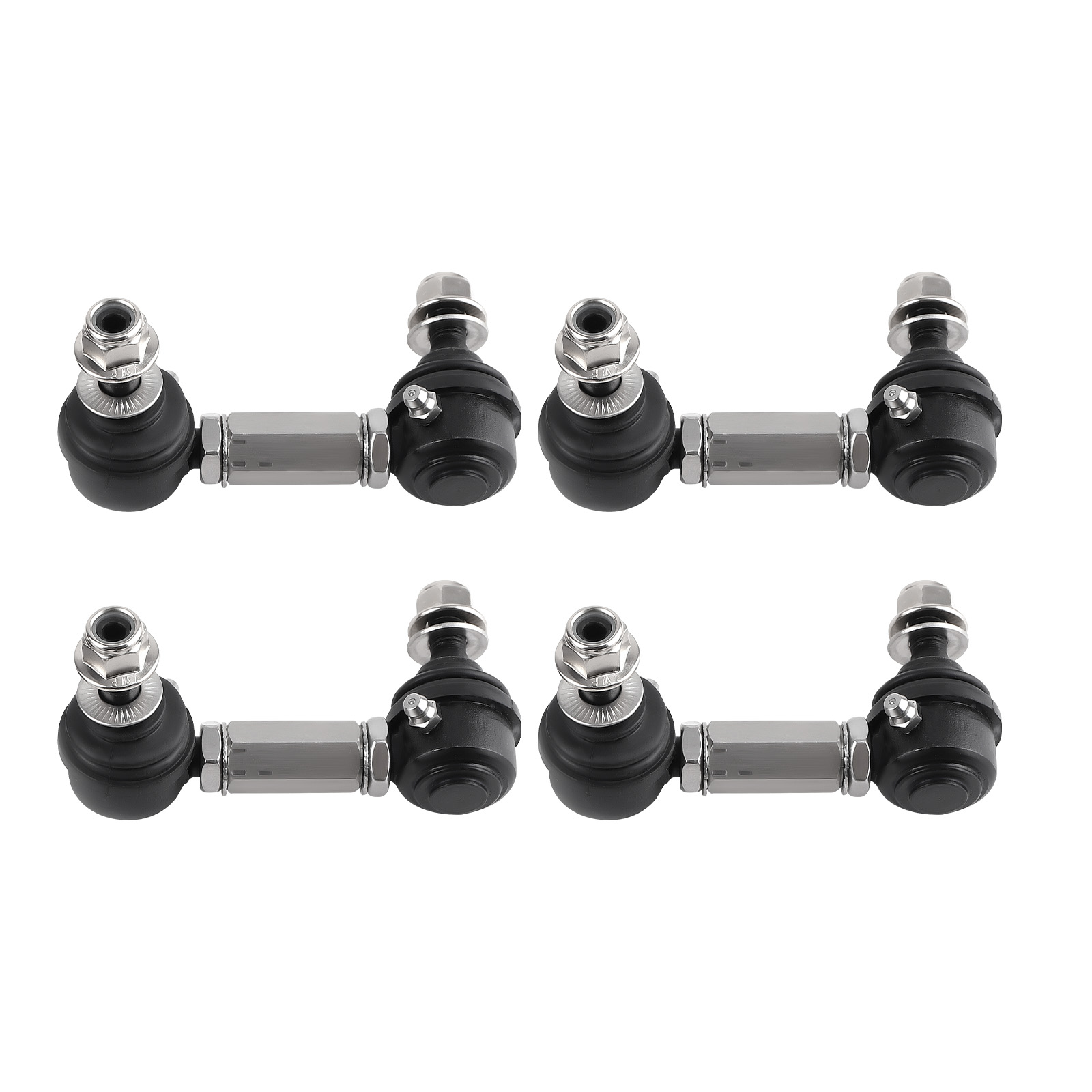 4pcs Adjustable Front & Rear Sway Bar Links For 2006-2011 Honda Civic Acura CSX