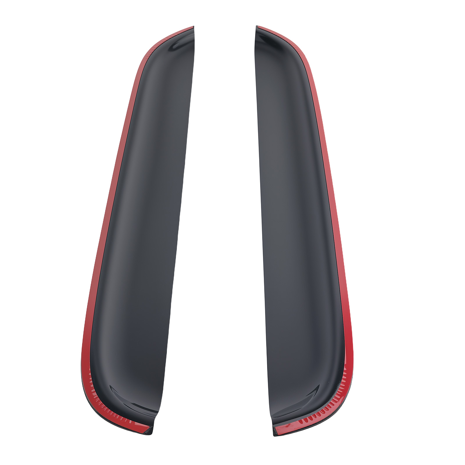 Window Visor for Nissan Xterra 2005-16 4Dr Wind Deflector Adhesive 4Pcs Black