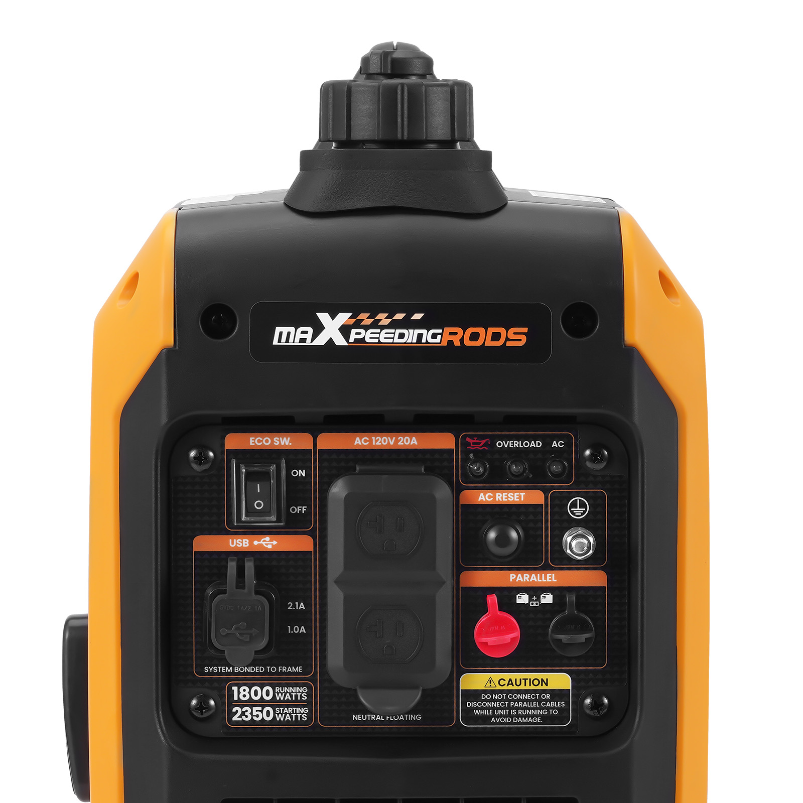 Gas Powered Generator 1800W Portable Quiet 58dB ECO Mode RV Camping Emergency