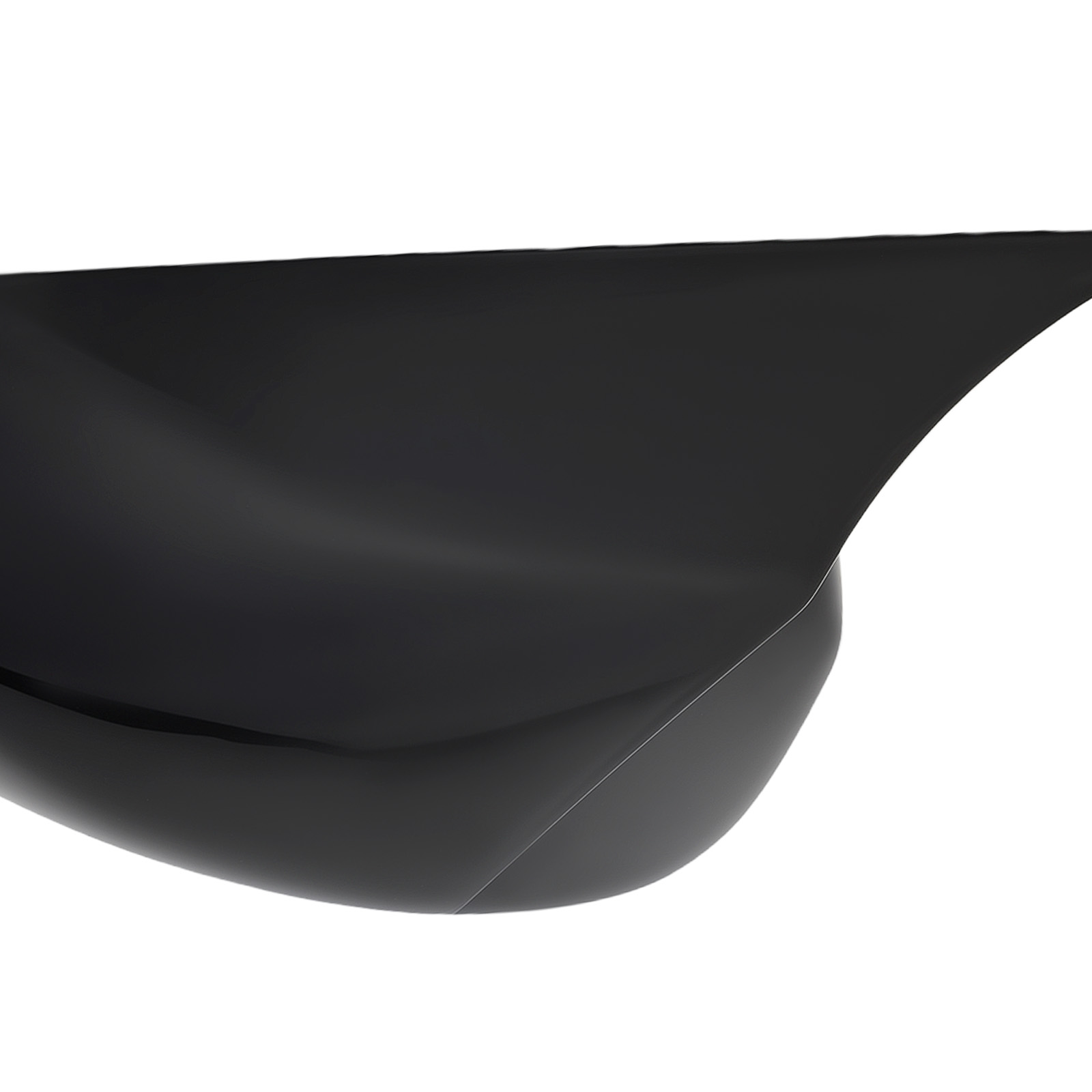 Side Mirror Cover Caps  for Honda Accord 2018-2022 Non-LED Signal LH+RH Black