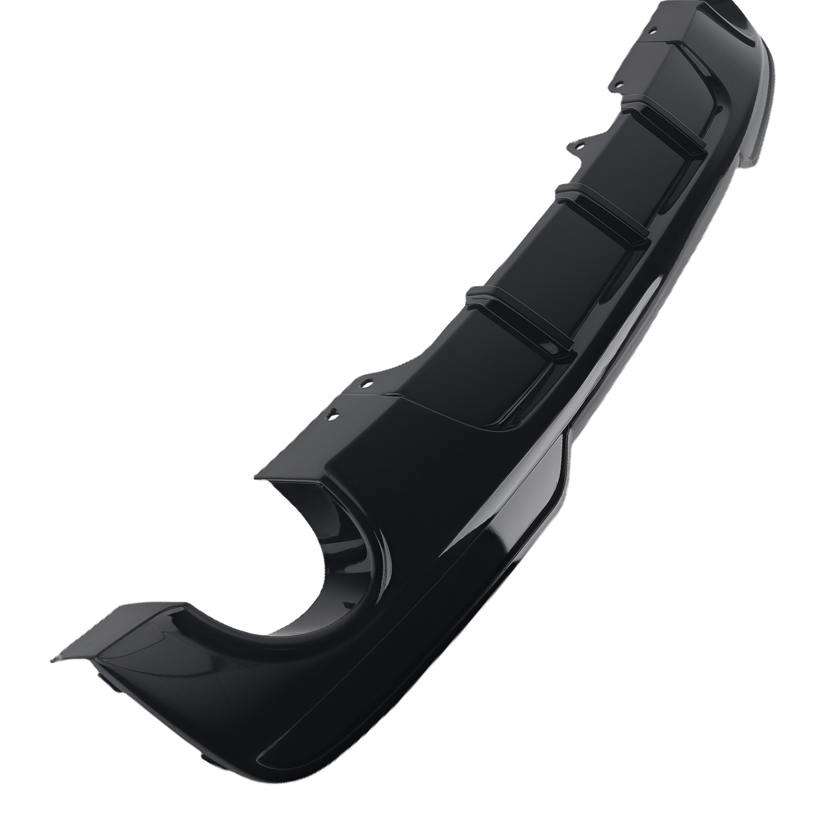 Gloss Black Rear Valance for BMW 5 Series F10 F11 M Sport 2010-2016 PP Diffuser