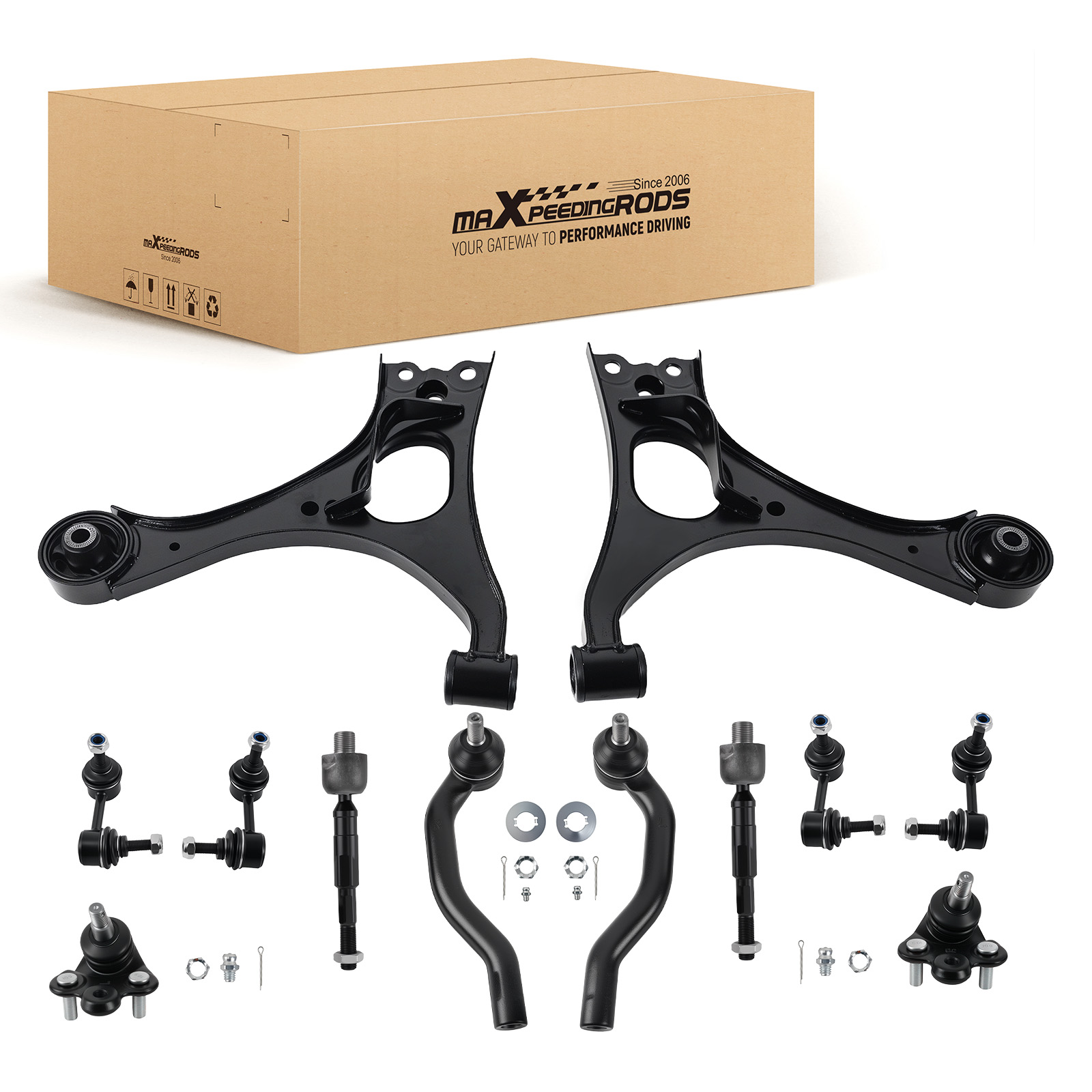 Front Lower Control Arm Ball Joint & Sway Bar LH & RH for 2006-2011 Honda Civic