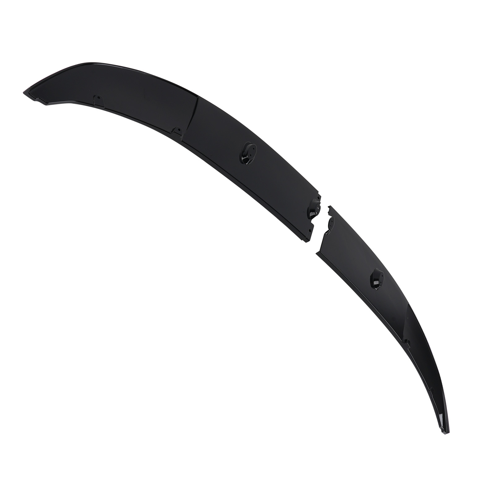 Front Bumper Spoiler for BMW F10 5 Series M Sport 11-16 Gloss Blk Splitter