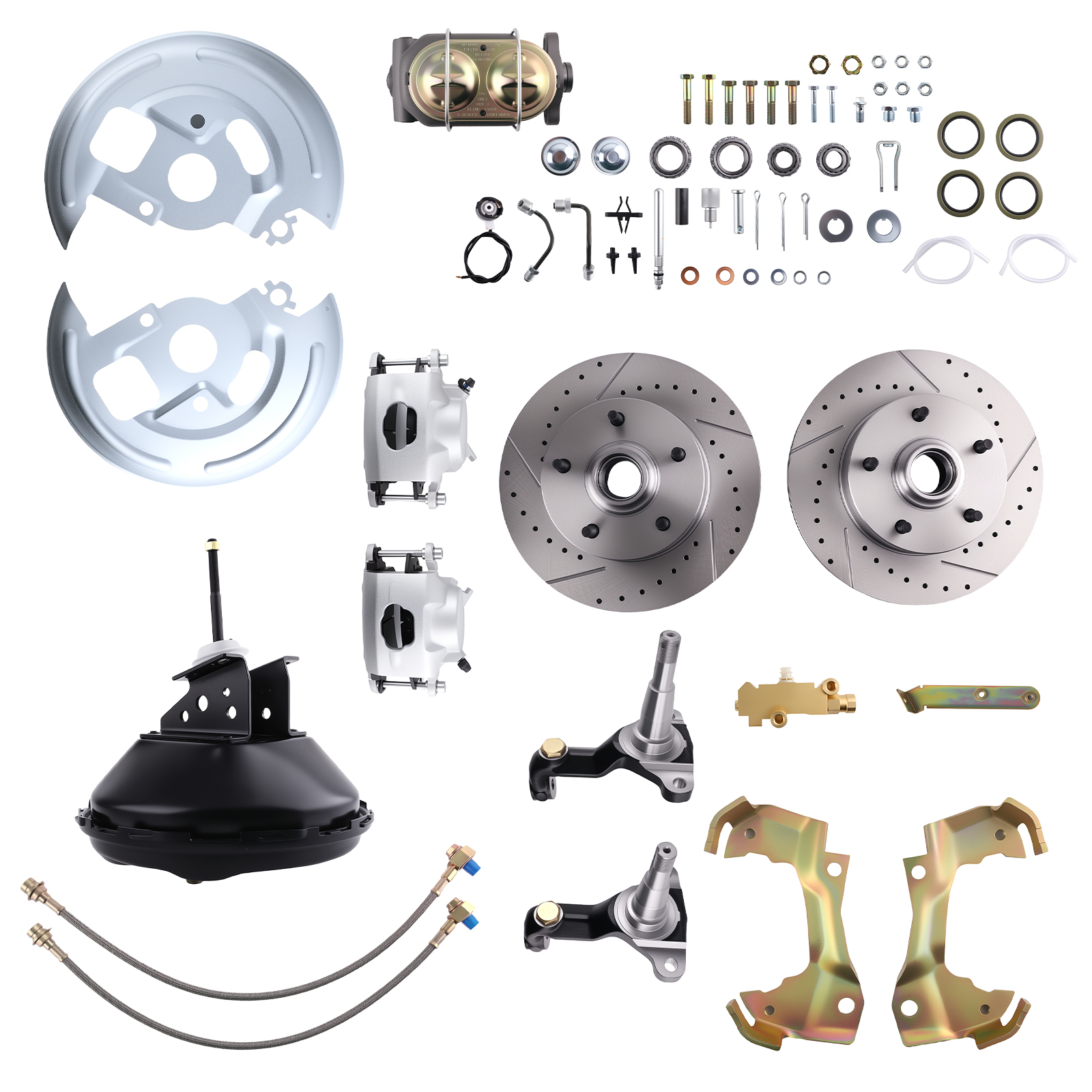 Front Brake Kit for Chevrolet Chevelle/El Camino/Monte Carlo A-Body 1964-1972