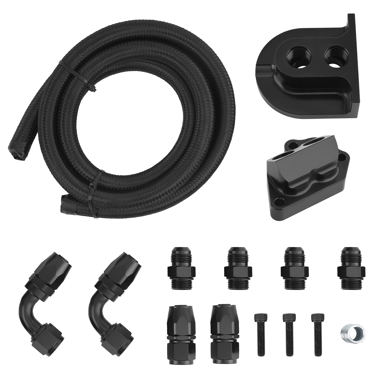 Oil Filter Relocation Kit for Ford Mustang F150 2011-2023 5.0L 5.2L V8 Front