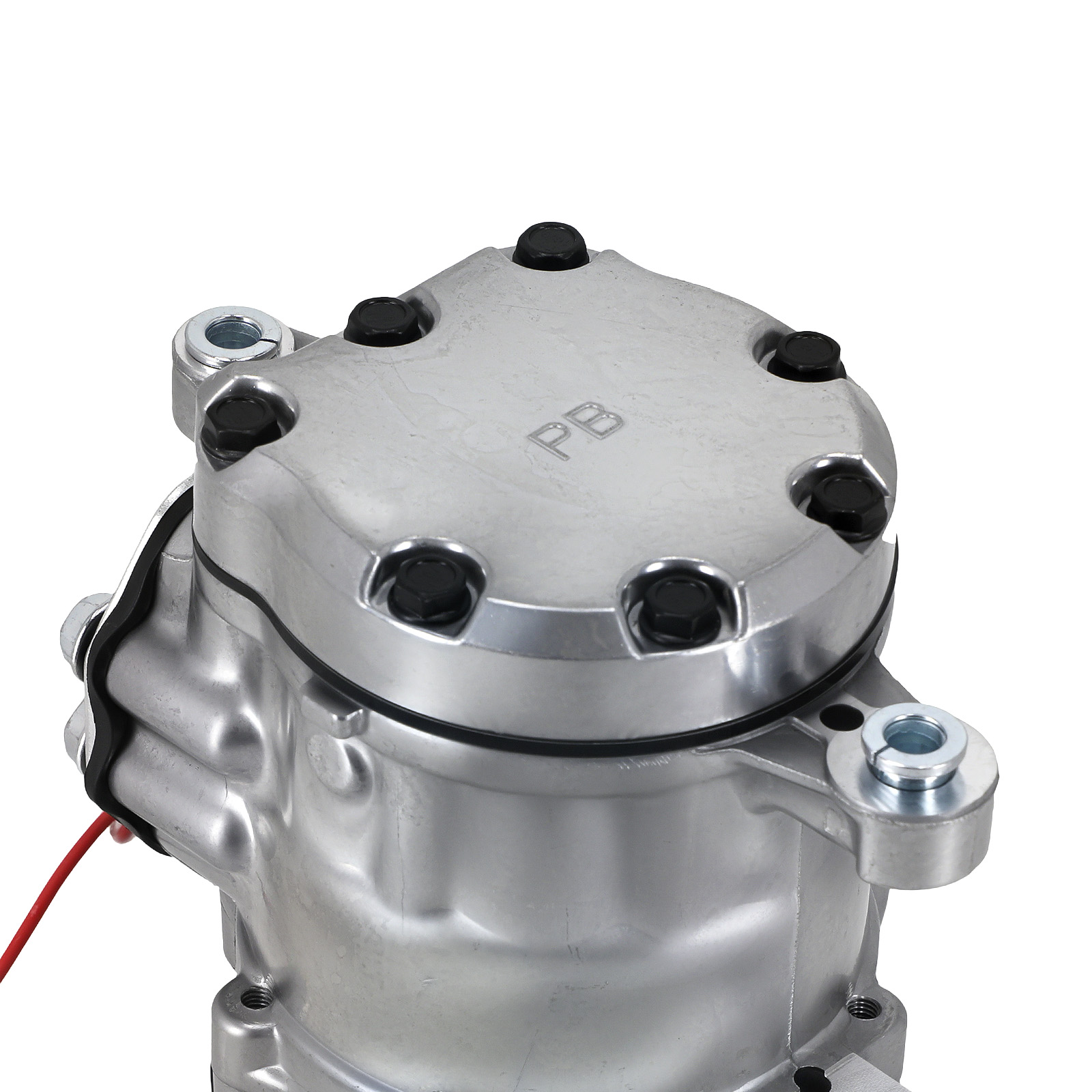 Air Con System For Sanden SD7 HC5005BK Black 6-Groove Serpentine Belt R134a