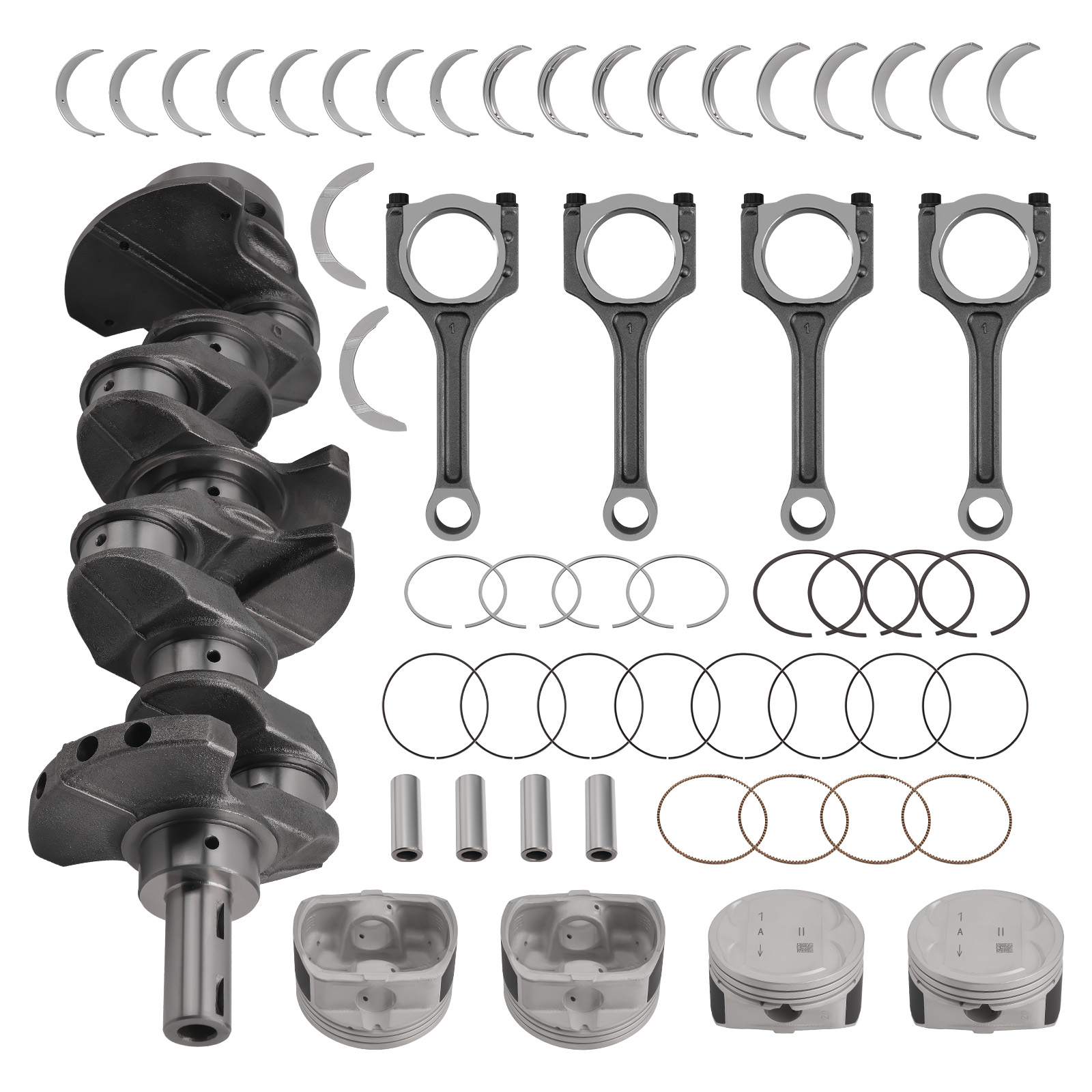 G4KD 2.0L Engine Crankshaft Rods Pistons Kit For Hyundai Kia Sportage 231112G010