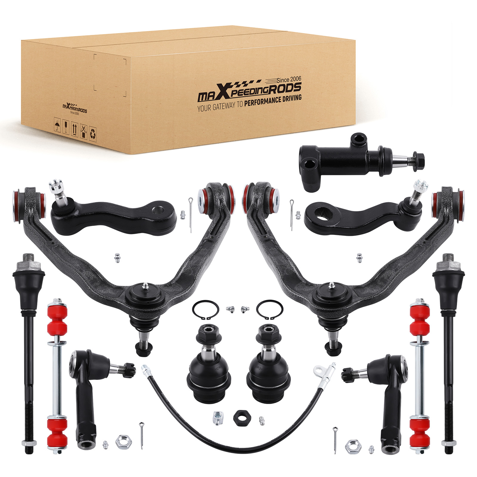 13x Suspension Control Arms w/ PU Bushing For 1999-2006 GMC Sierra Yukon XL 1500