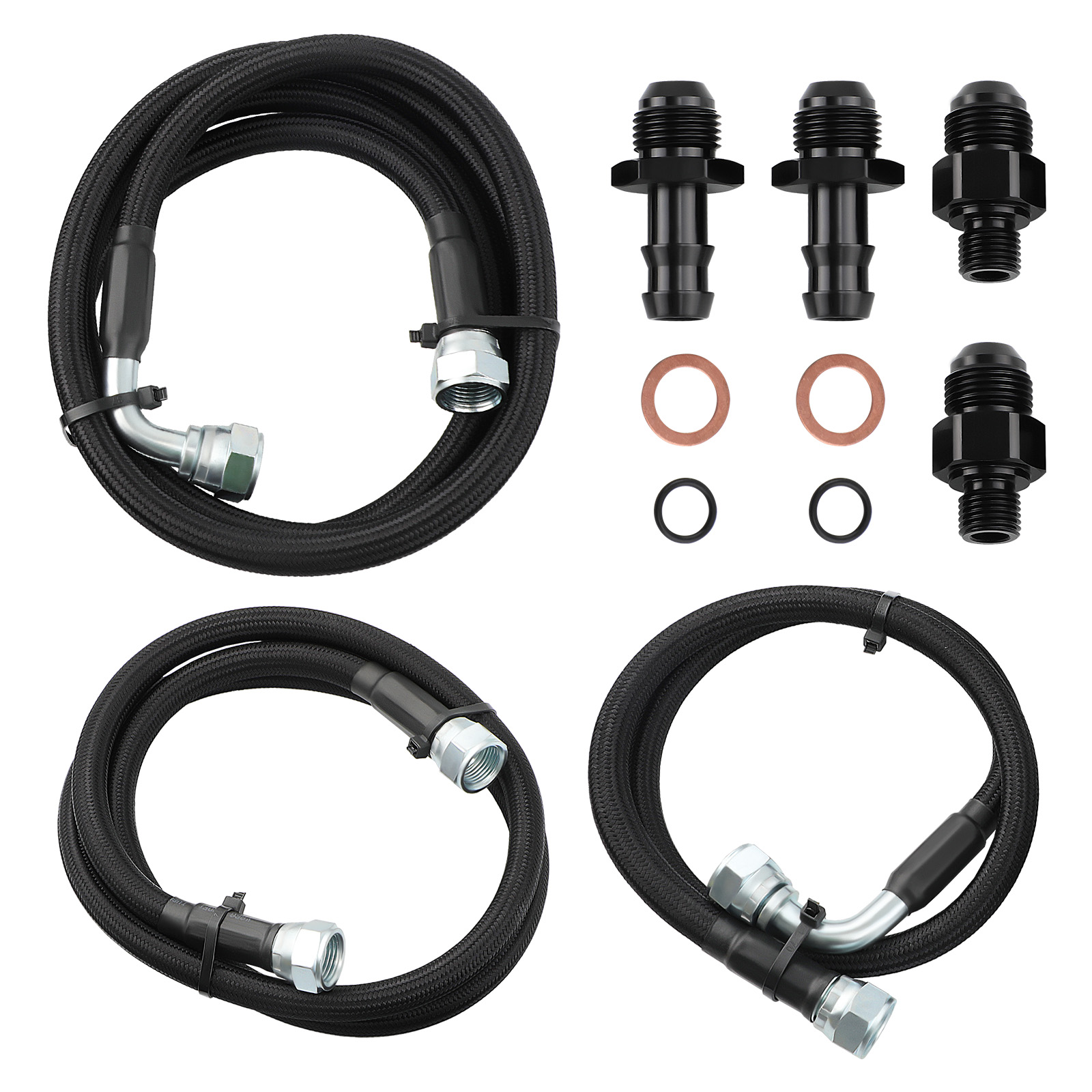 48RE Transmission Cooler Lines Kit Heavy Duty Fit Dodge Ram Cummins 5.9L 03-07