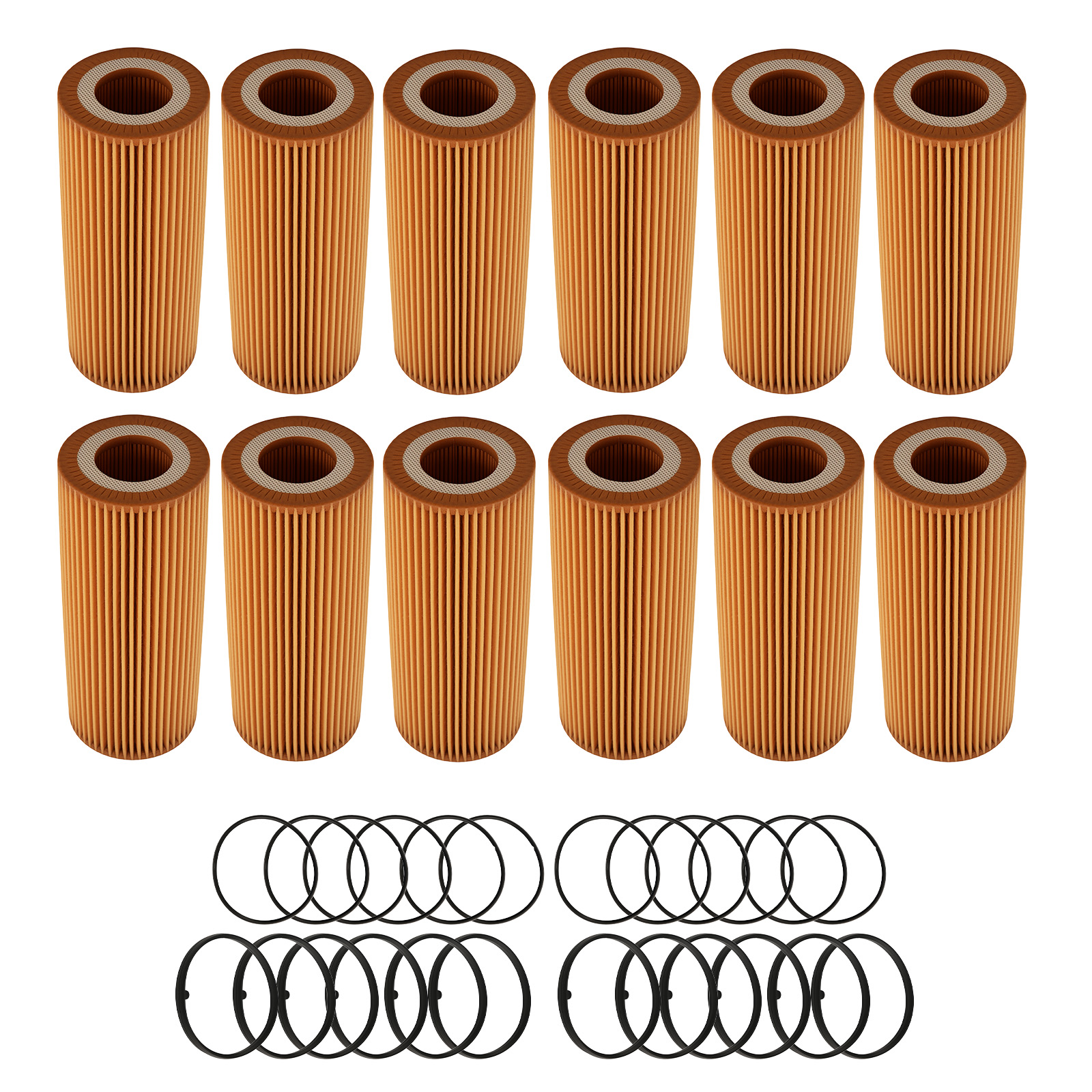Oil Filter Set for Porsche Panamera S Hatchback 2011-2014 3.0L Turbo