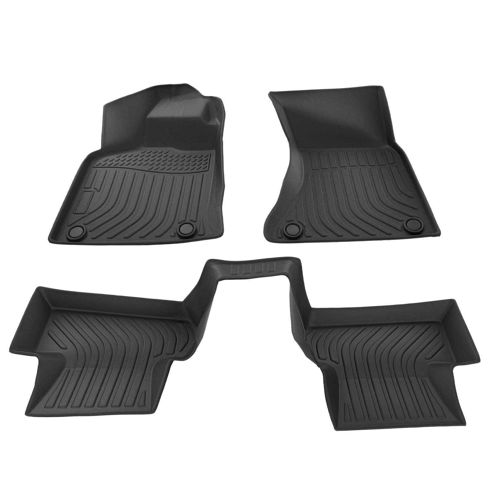 All Weather TPE Carpet Floor Mats for Audi Q5/SQ5 2009-2017 Waterproof Black