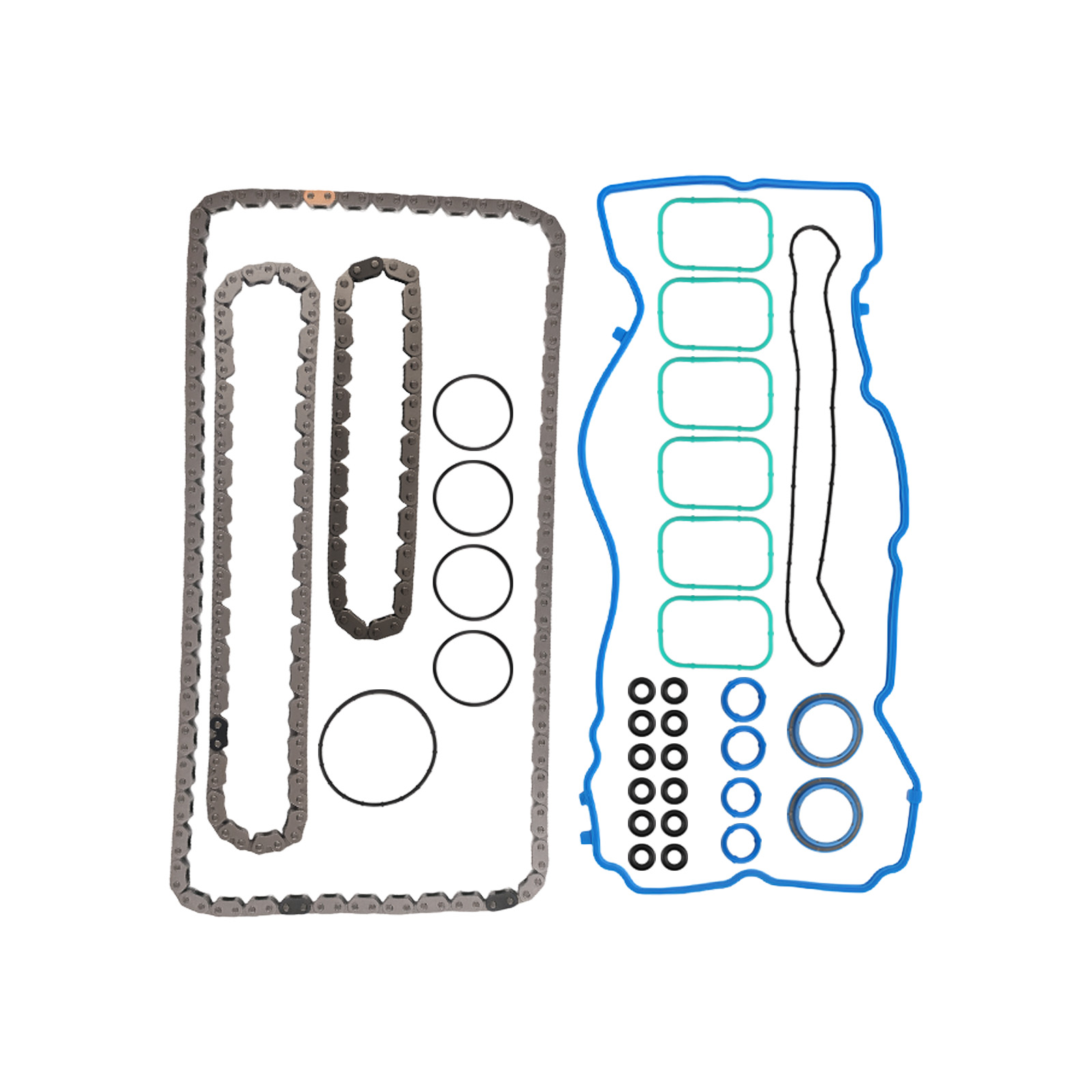 Lifters & Rocker Arms Set w/ Timing Chain for Jeep Wrangler 3.6L V6 2012-2015