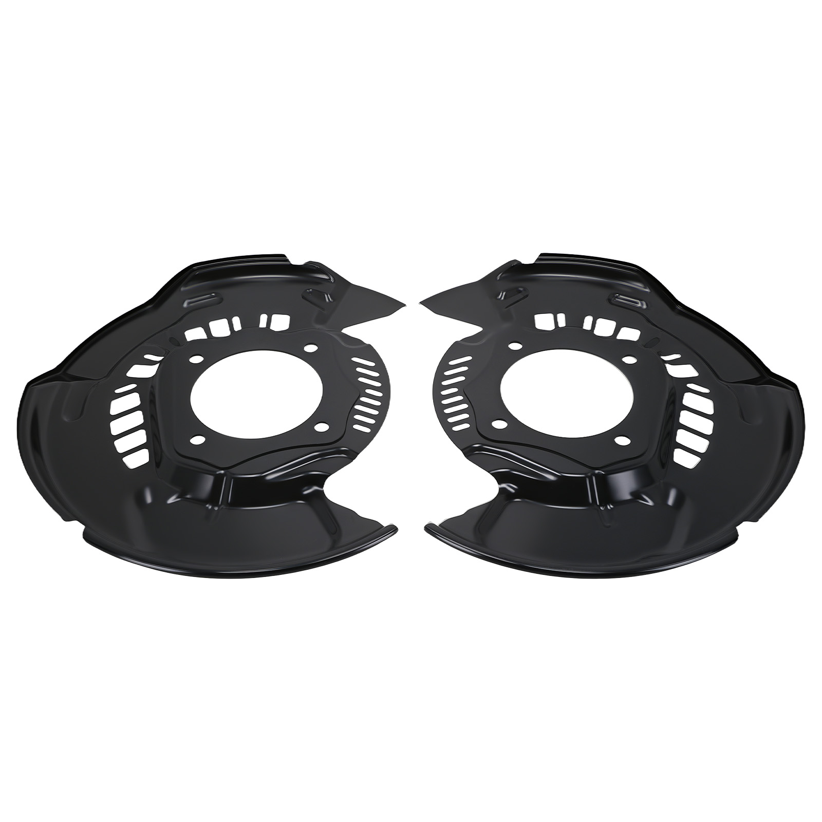 Brake Dust Shield Front Driver Passenger for Ford F-150 04-08 4L3Z2K004BA Black