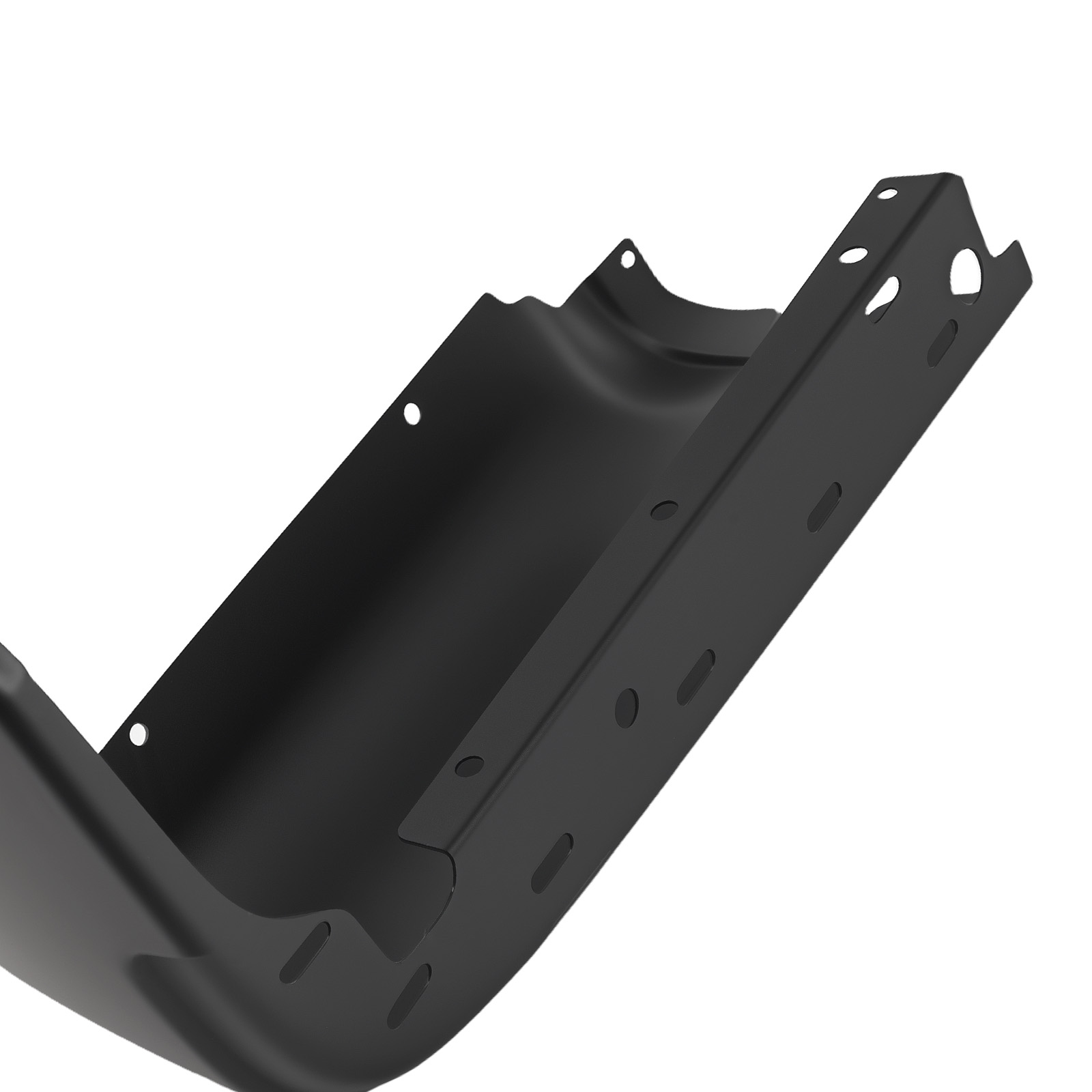 Left Rear Black Bumper End for Ford F-150 2009-2014 FO1102375 Steel