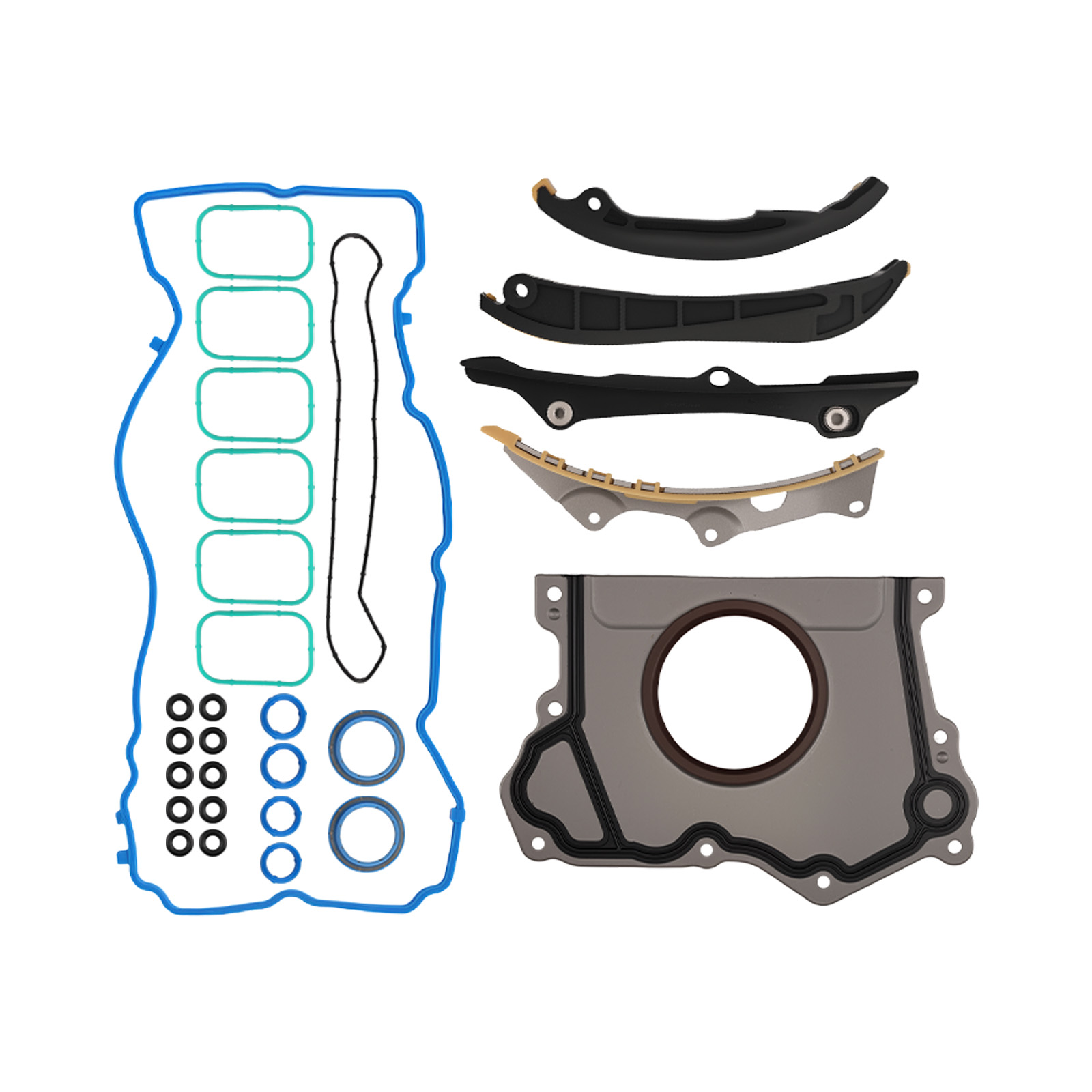 Lifters & Rocker Arms Set w/ Timing Chain for Jeep Wrangler 3.6L V6 2012-2015