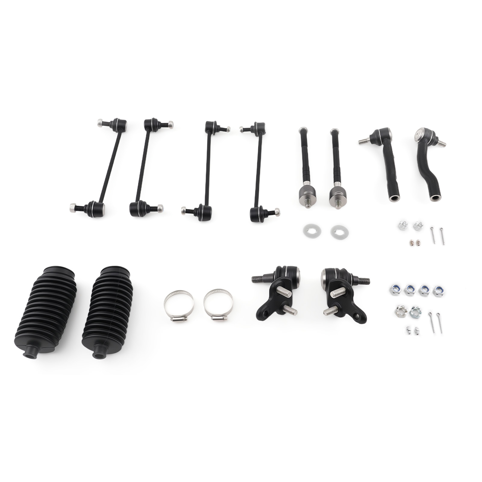 12pcs Front Lower Ball Joint Sway Bar Link Tie Rod for Toyota Camry 2007-2011