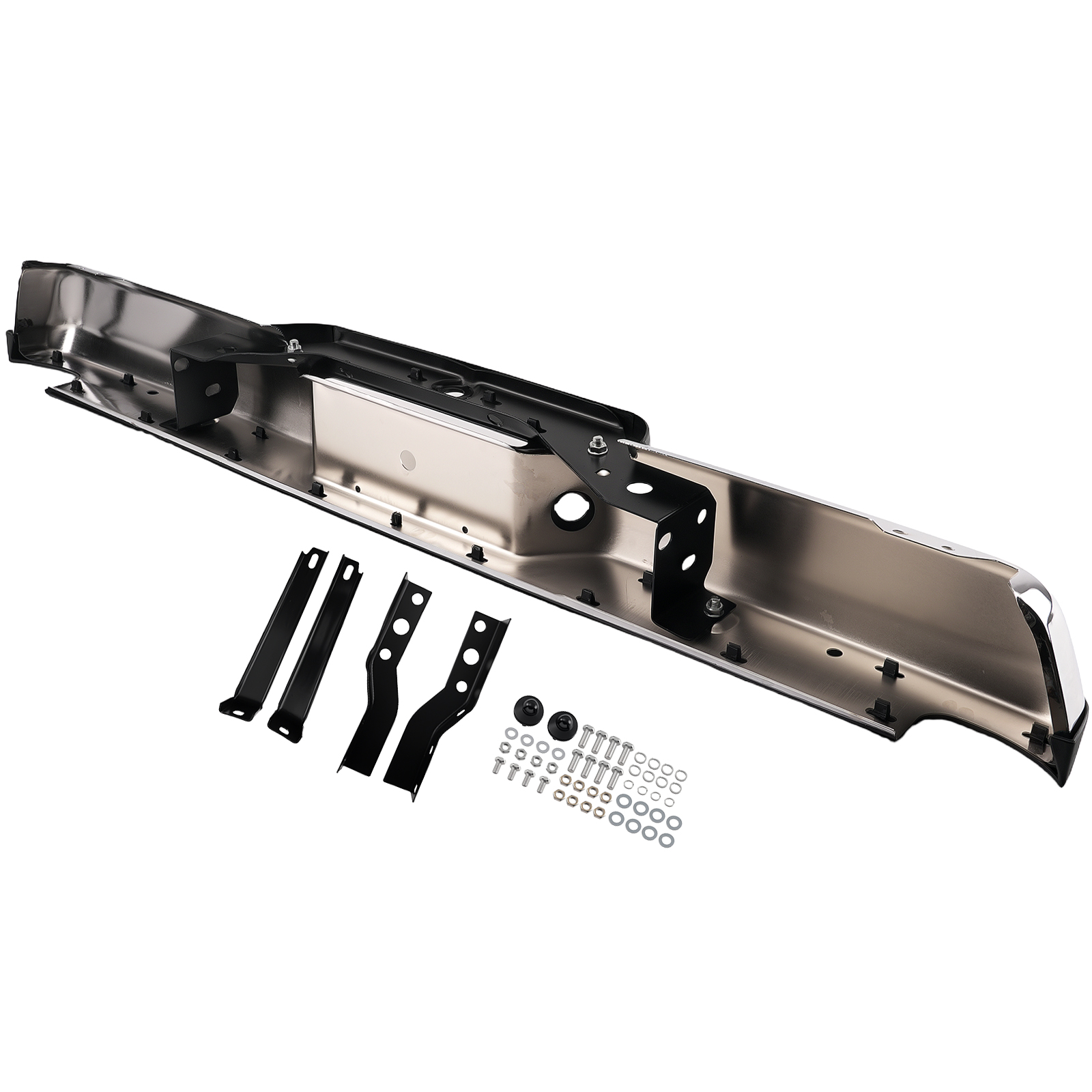 Rear Bumper for Ford Ranger 1993-2011 Chrome F37Z17795A Steel Bolt-On