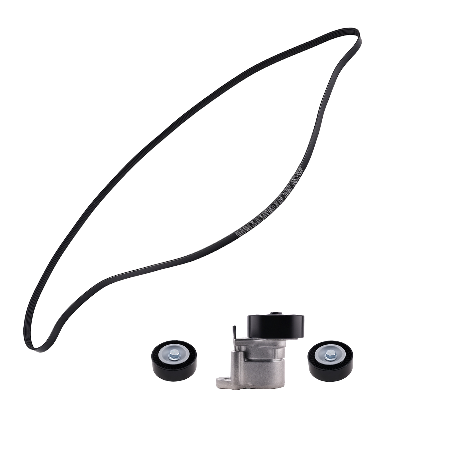Serpentine Belt Component Kit for Dodge Journey/Compass/Patriot 2.4L 08-17