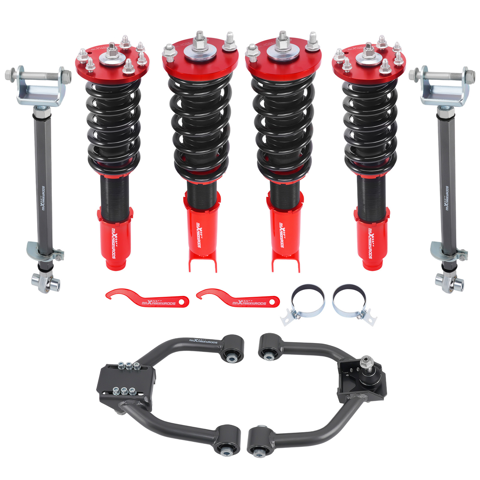 Full Coilovers Kit & Camber Control Arm Suspension Kit for Honda Accord 08-12