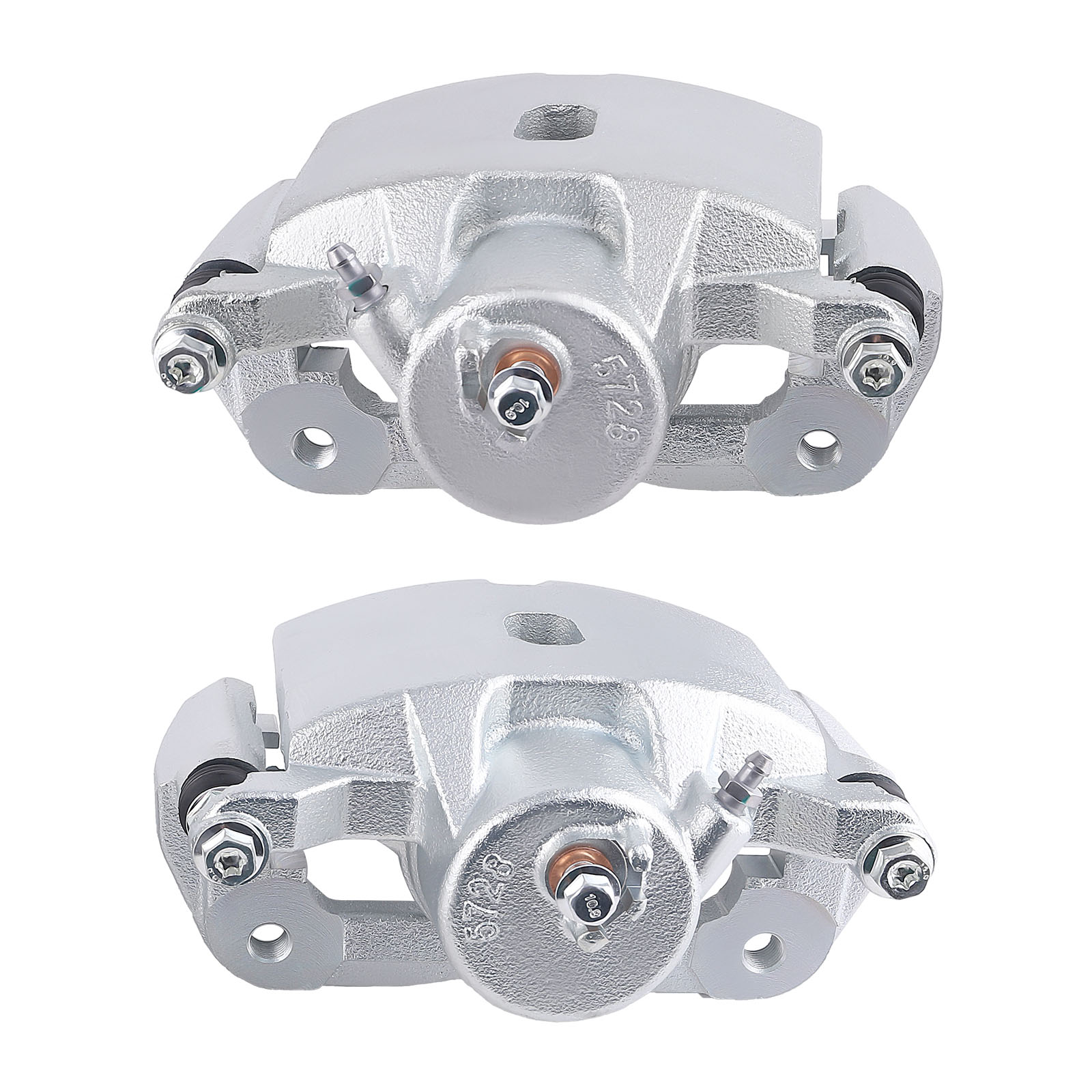 Front Left&Right Brake Calipers w/ Bracket for Honda Accord LX LX-S LX-P 2008-10