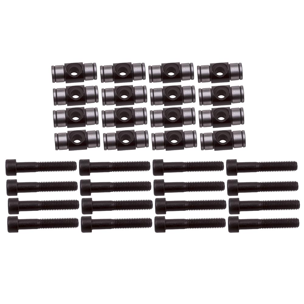 98 Pcs Engine Rocker Arm Trunion Kit w/Big Clips for Chevy 4.8L 5.3L 5.7L 6.0L