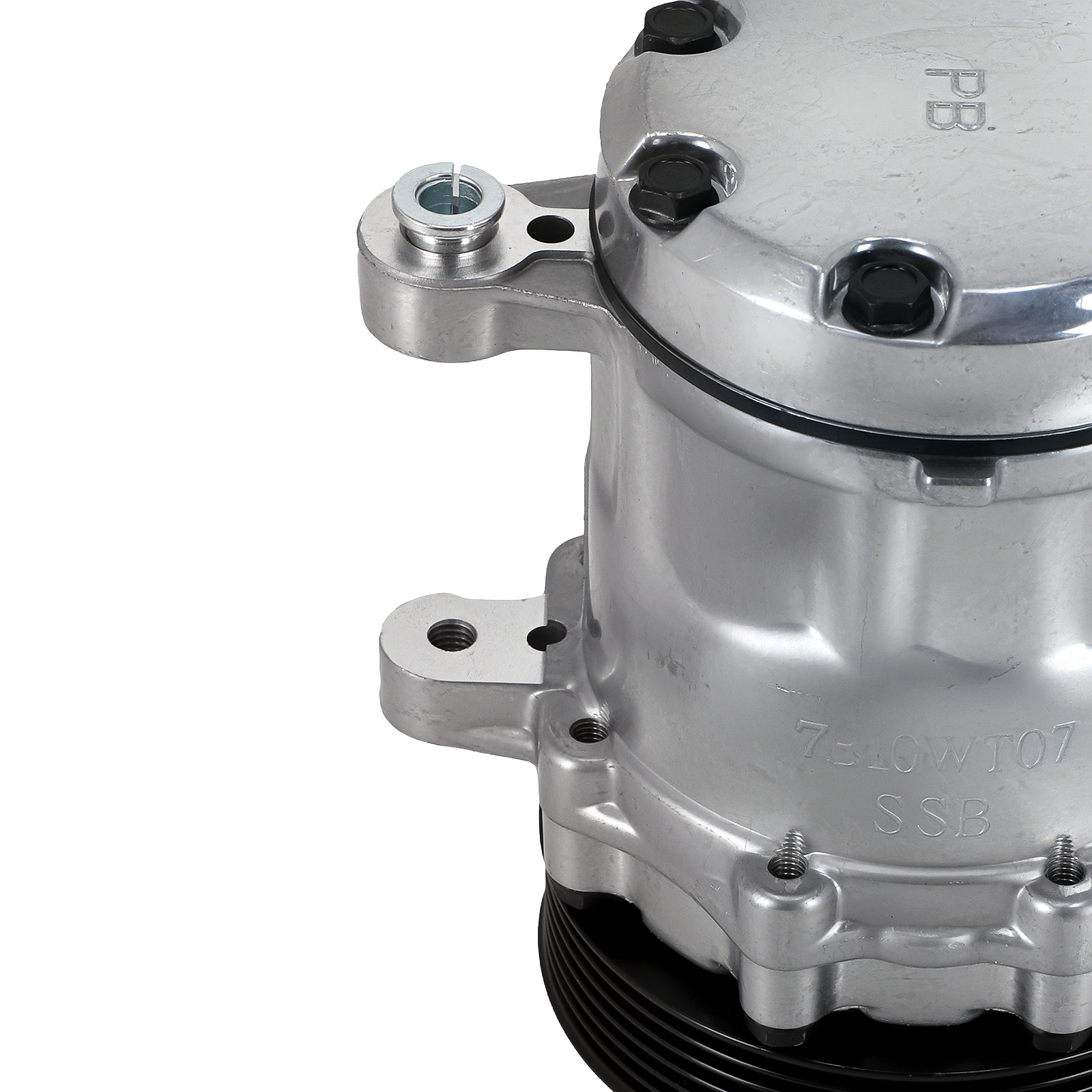 Air Con System For Sanden SD7 HC5005BK Black 6-Groove Serpentine Belt R134a