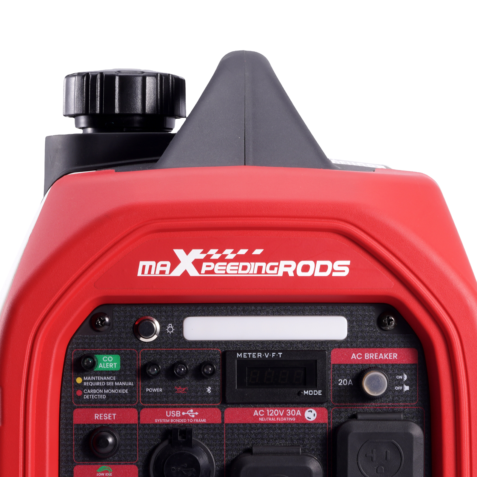 Gas-powered 4000 Watt Generator Portable Pure Sine Wave with Bluetooth CO Alert