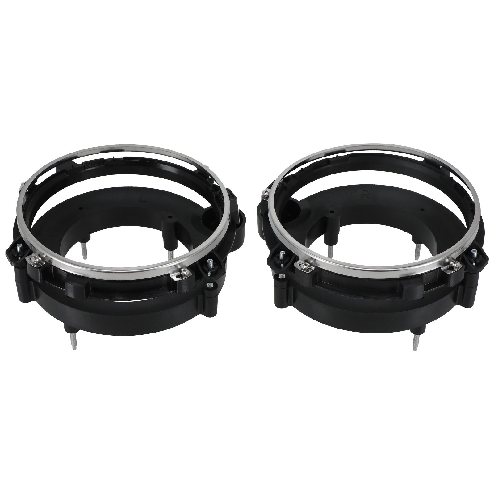 Pair of Headlight Bulb Brackets Buckets LH&RH For Jeep Wrangler 1997-2006 110384