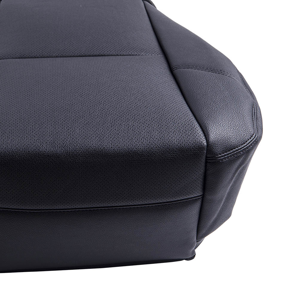 Driver Side Bottom Leather Seat Cover for Escalade ESV EXT AWD 2WD 2007-10 Black