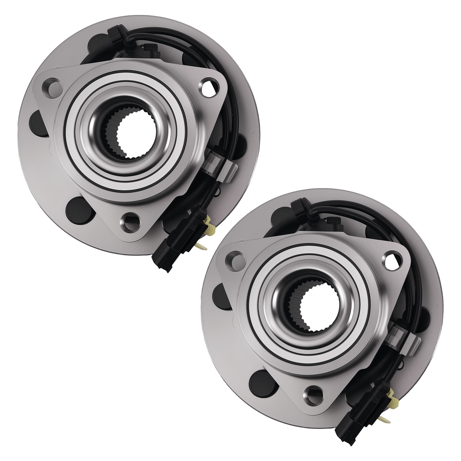 Front Wheel Bearing Hub Pair for GMC Yukon XL 2015-2020 515160 6 Bolt 4WD