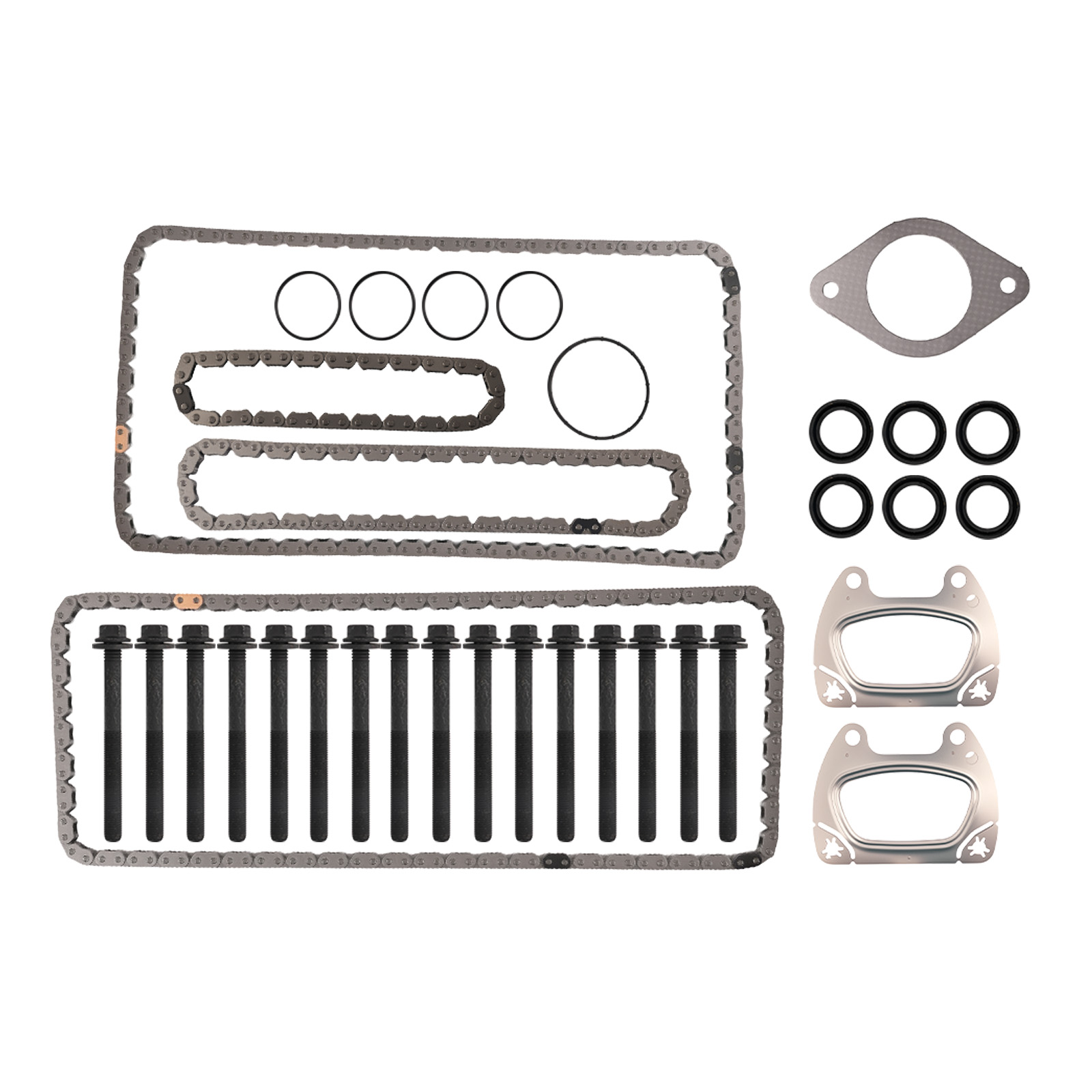 Lifters & Rocker Arms Set w/ Timing Chain for Jeep Wrangler 3.6L V6 2012-2015