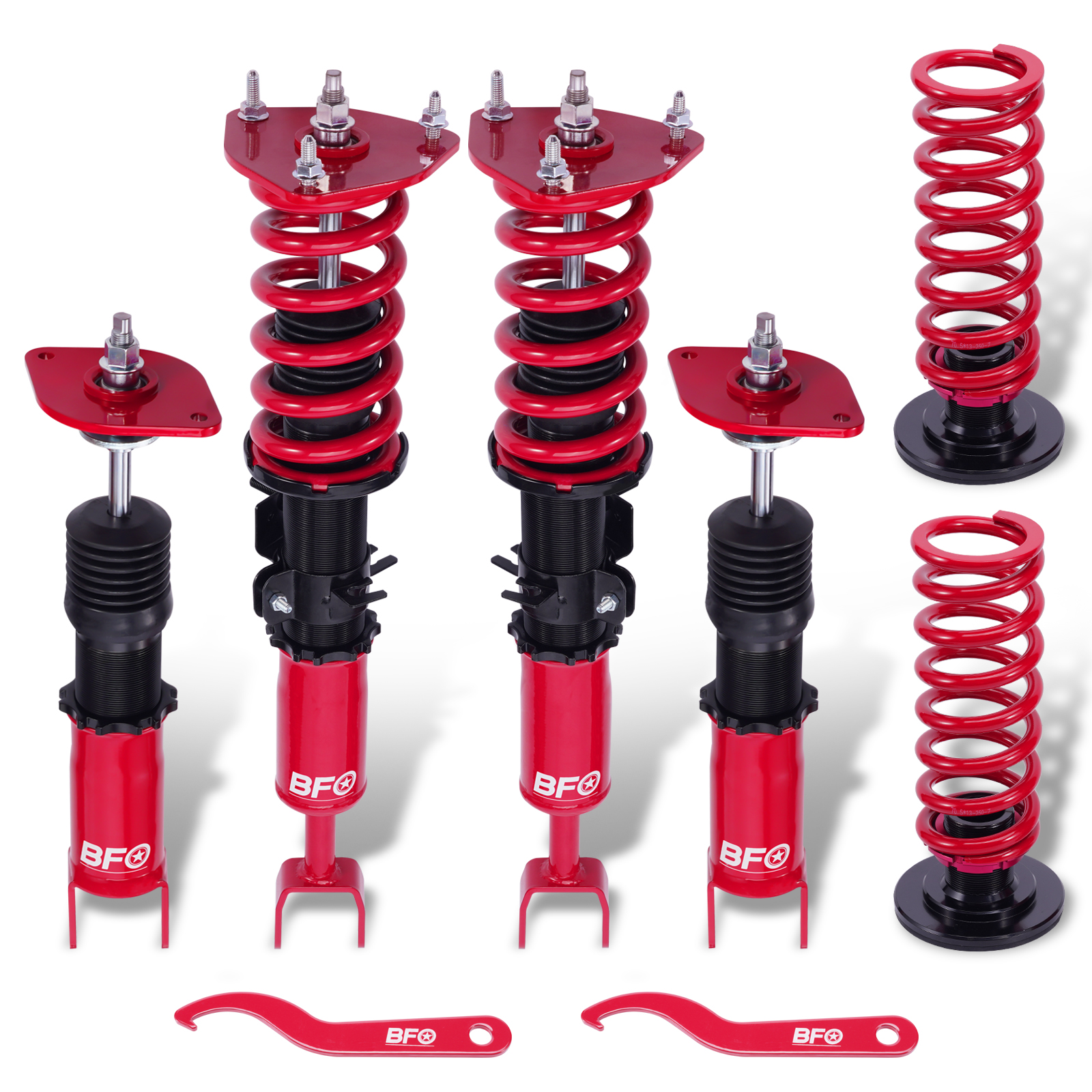 BFO Front & Rear Full Coilovers Lowering Kit for Nissan 350Z 2003-2009 RWD