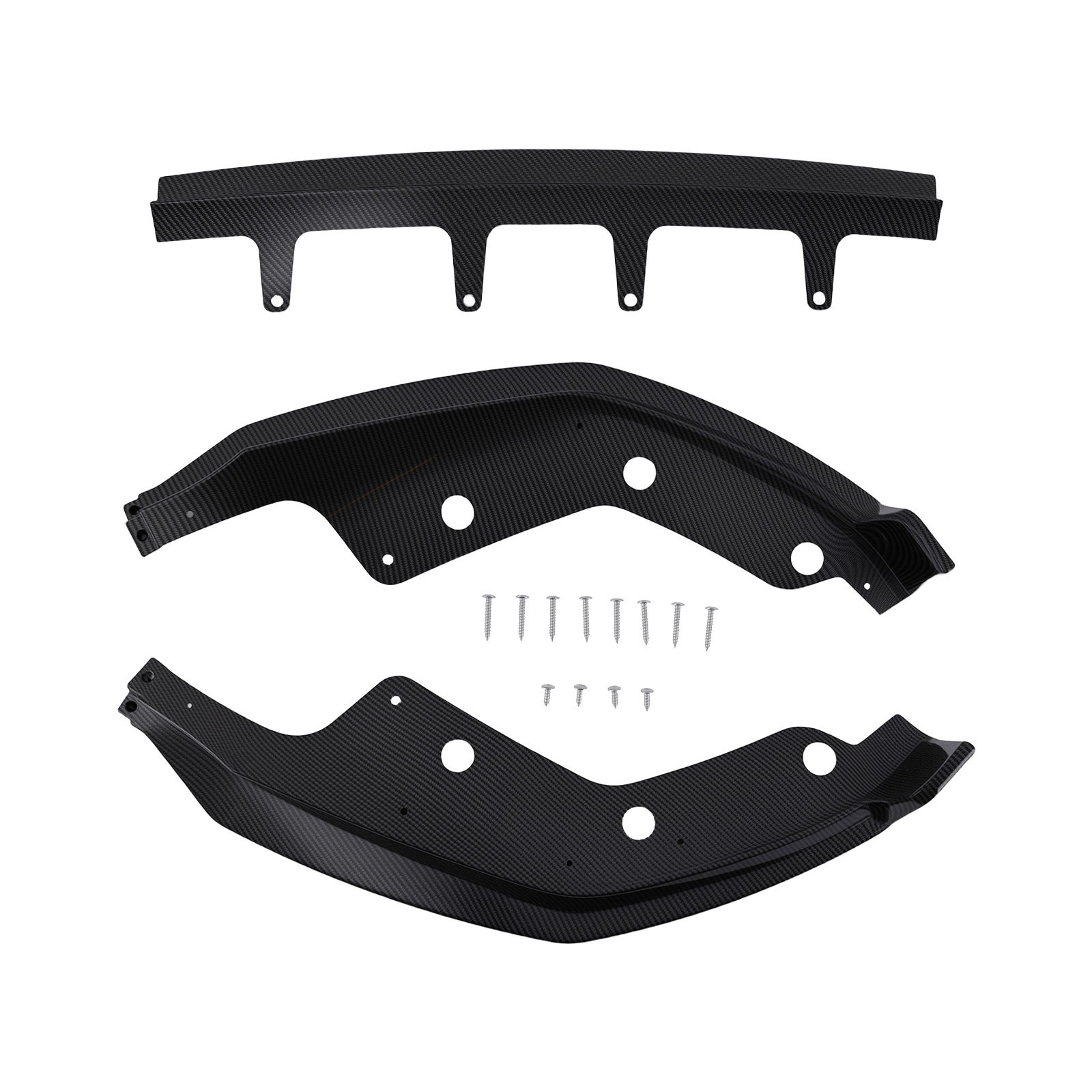 Carbon Look Front Lip Spoiler for BMW 3-Series M Sport G20 Sedan 2019-2021