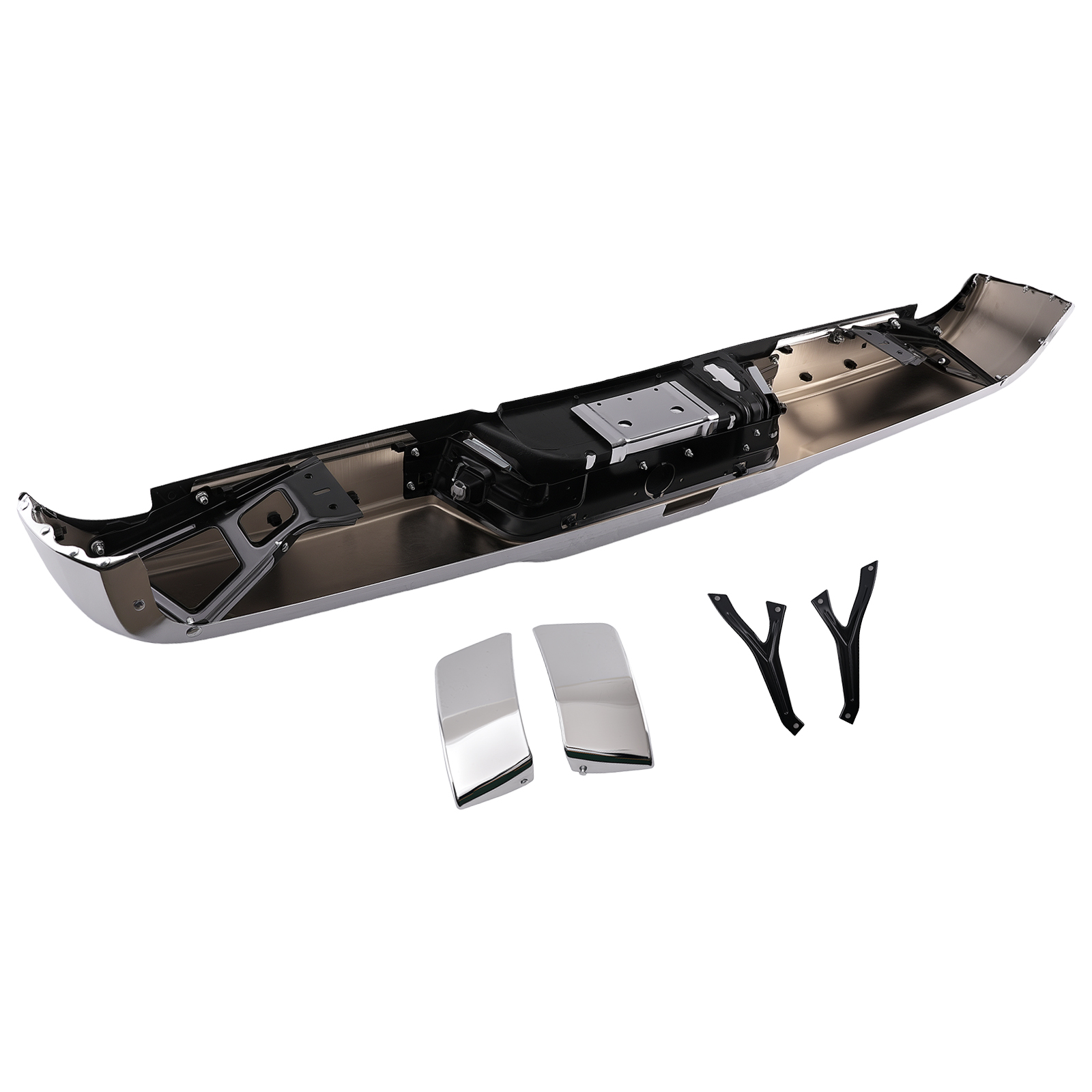 Rear Bumper Assembly for Dodge Ram 2500 3500 2010-2012 68049781AB Chrome
